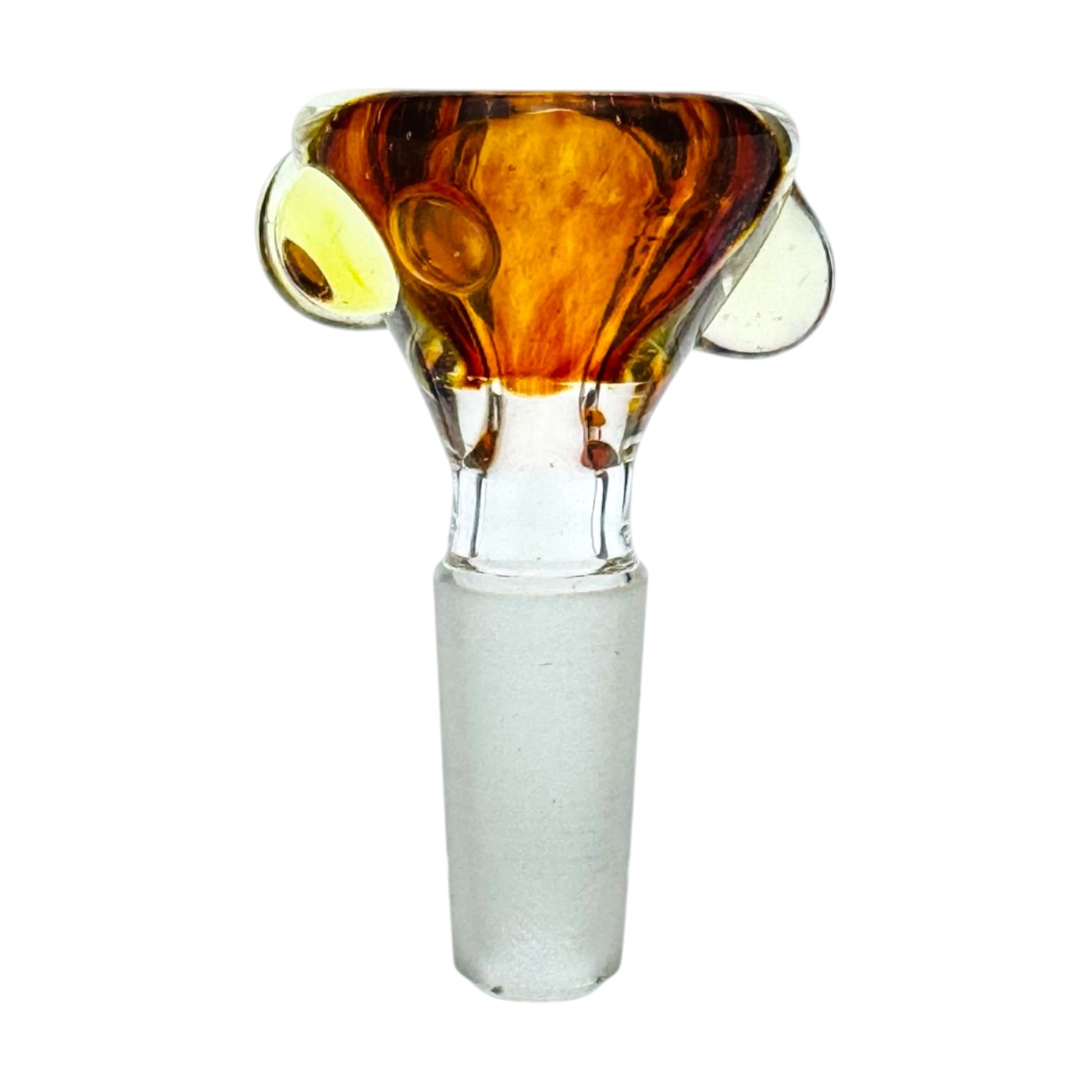 Arko Glass water pipe bowl 10mm Flower Bowl Alientech glass With Dots