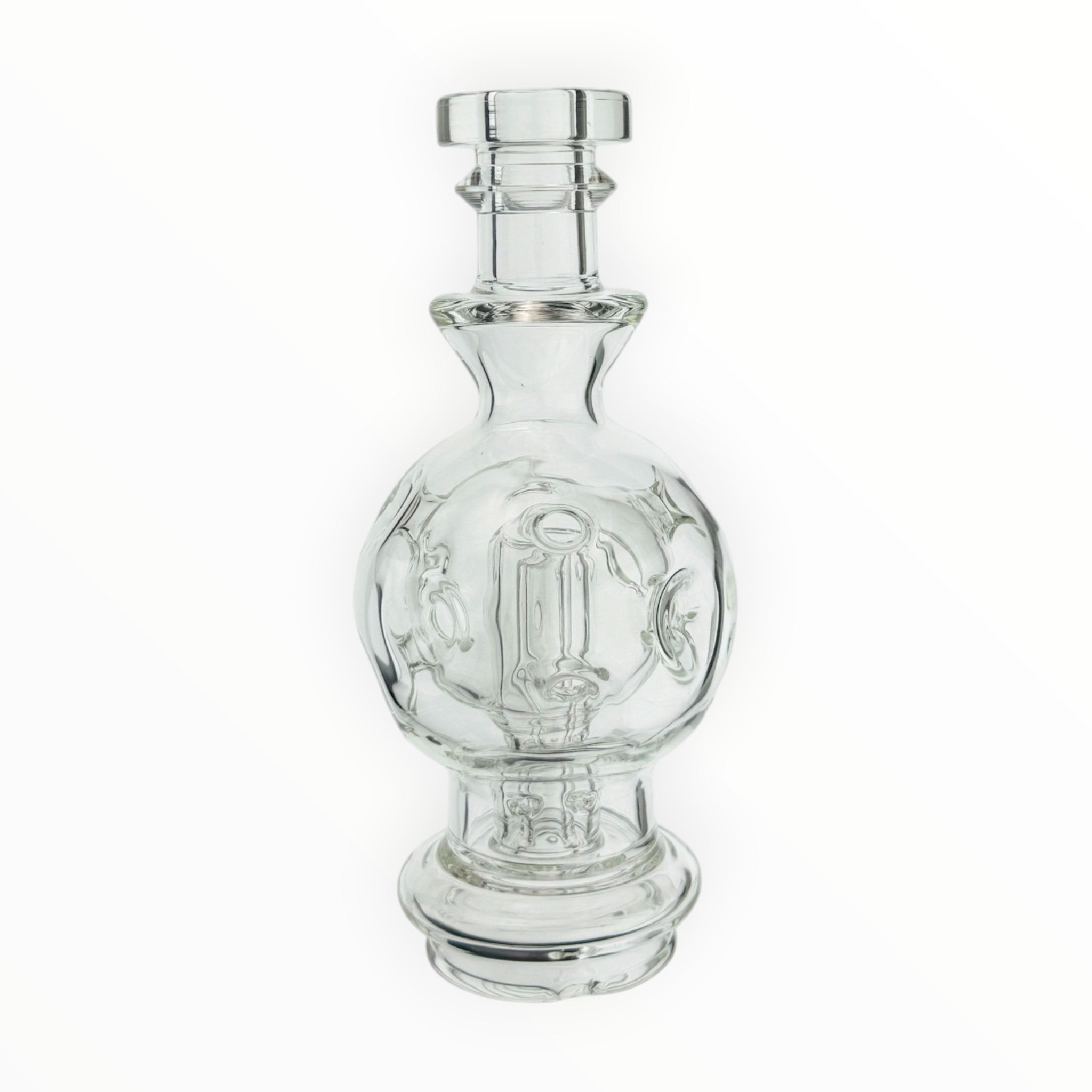 Clear Fab Egg Glass Water Pipe Attachment For Puffco Peak