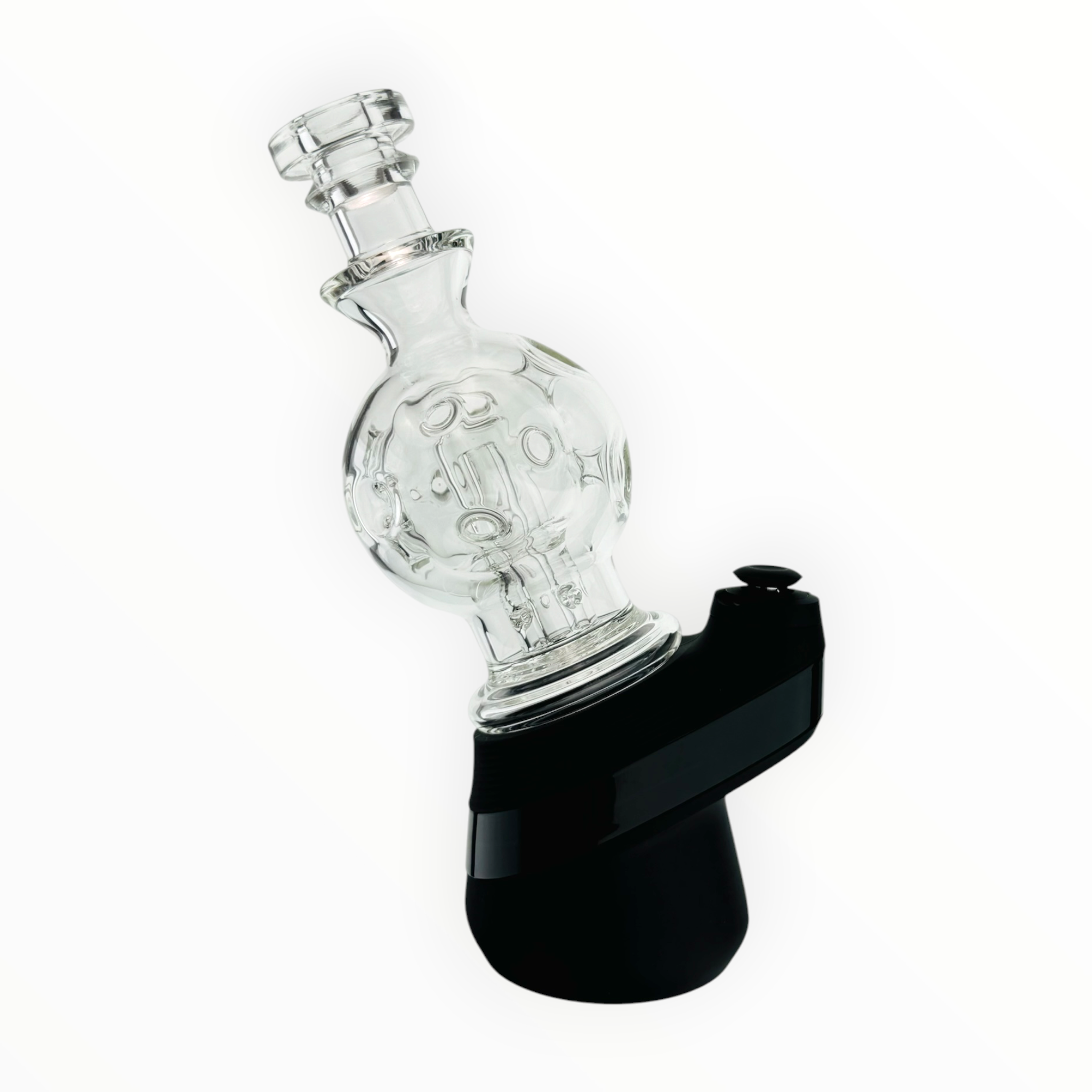 Clear Fab Egg Glass Water Pipe Attachment For Puffco Peak