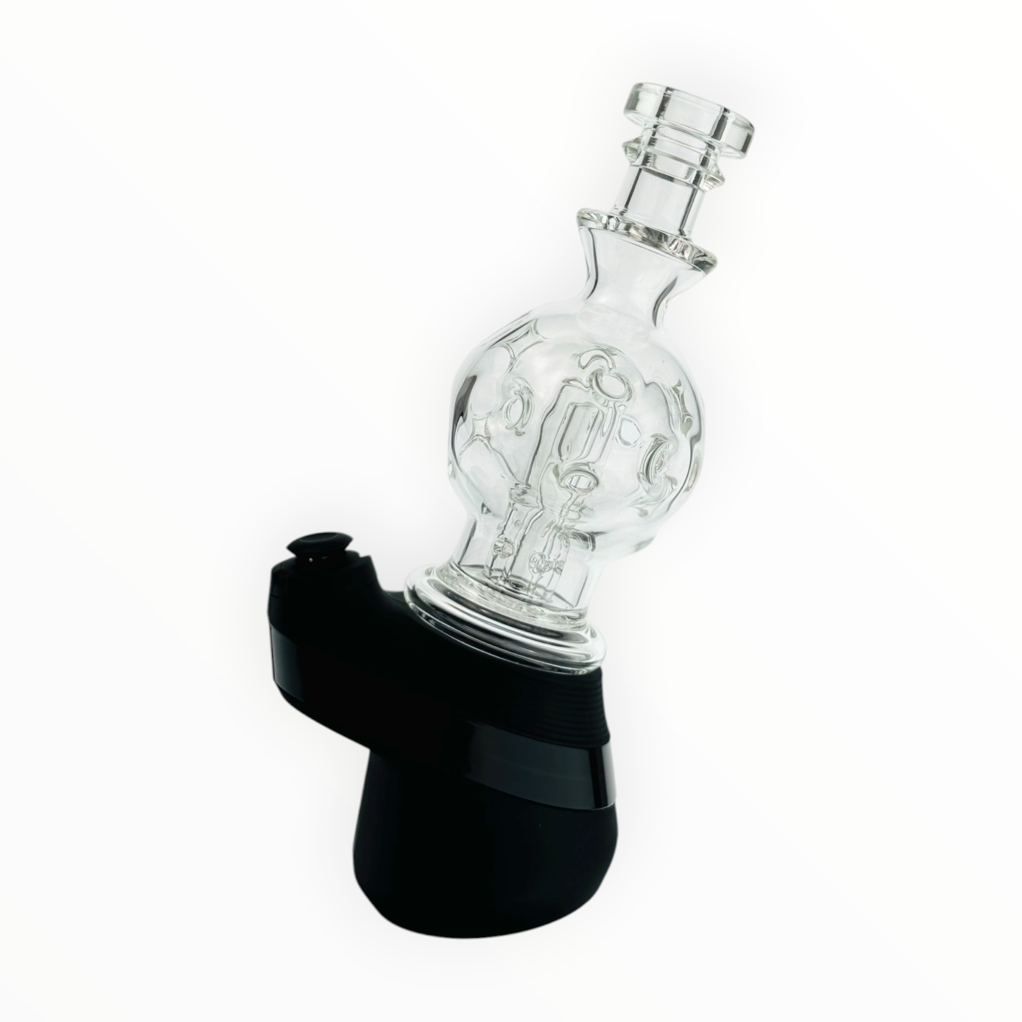 Clear Fab Egg Glass Water Pipe Attachment For Puffco Peak