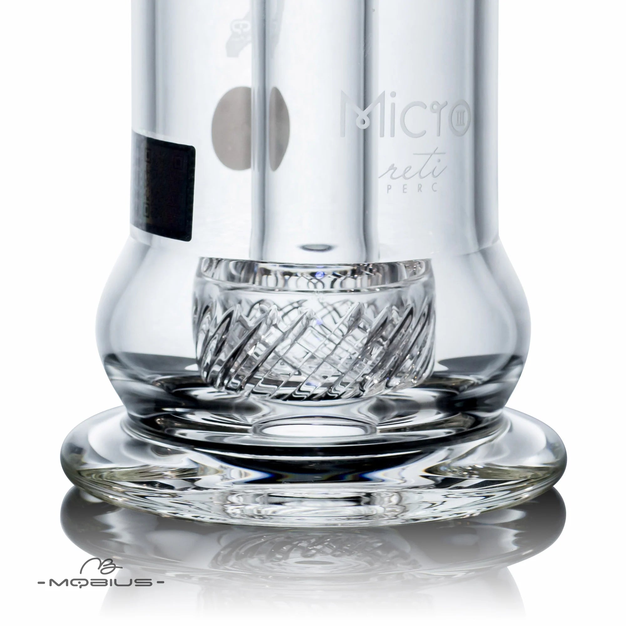 Mobius Glass Micro Reti Perc Bubbler V3