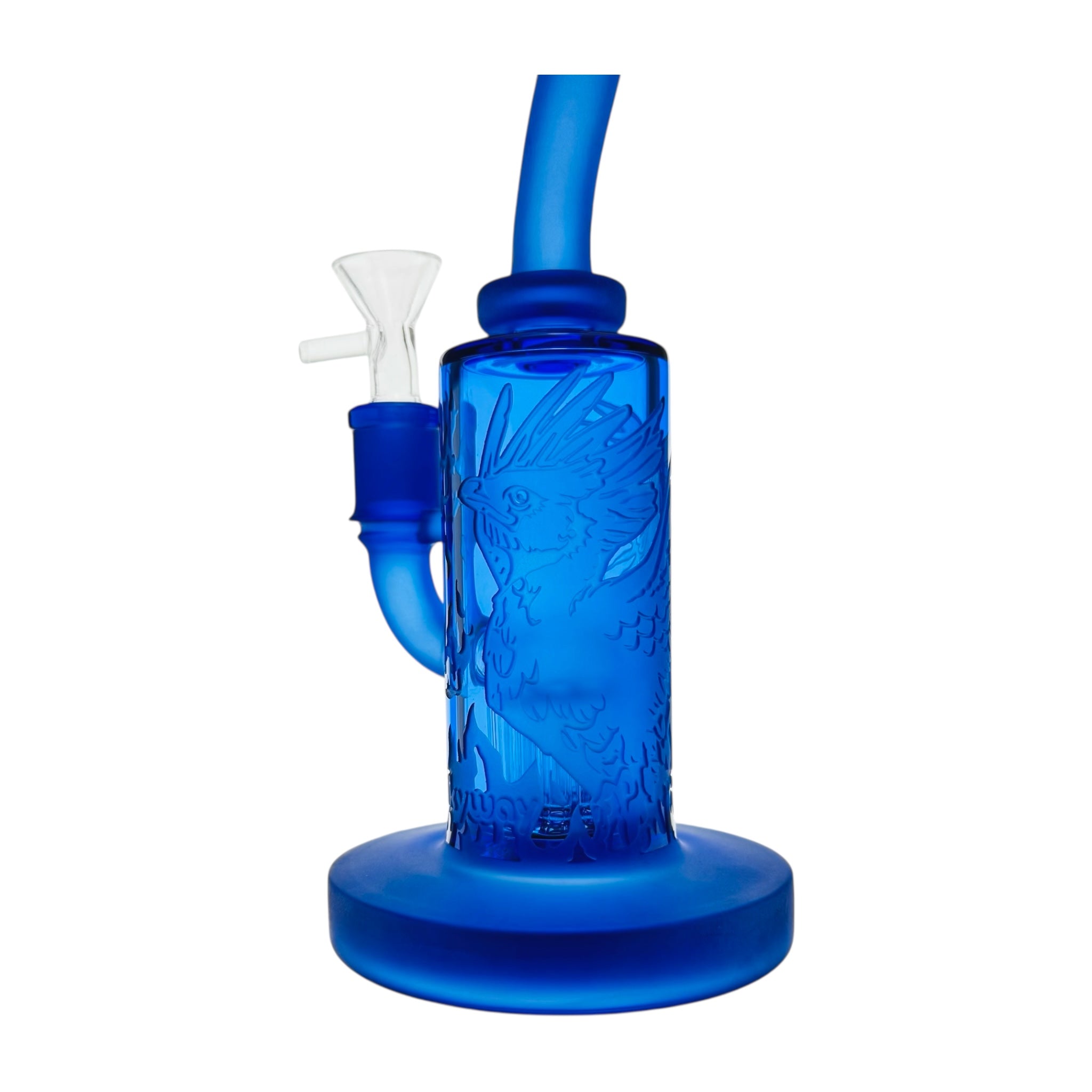 Milkyway Glass Blue Phoenix Forged in Fire Glass Bong