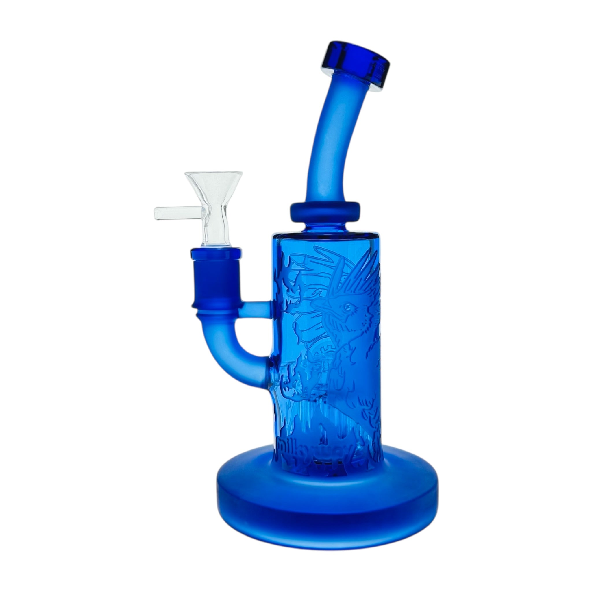 Milkyway Glass Blue Phoenix Forged in Fire Glass Bong