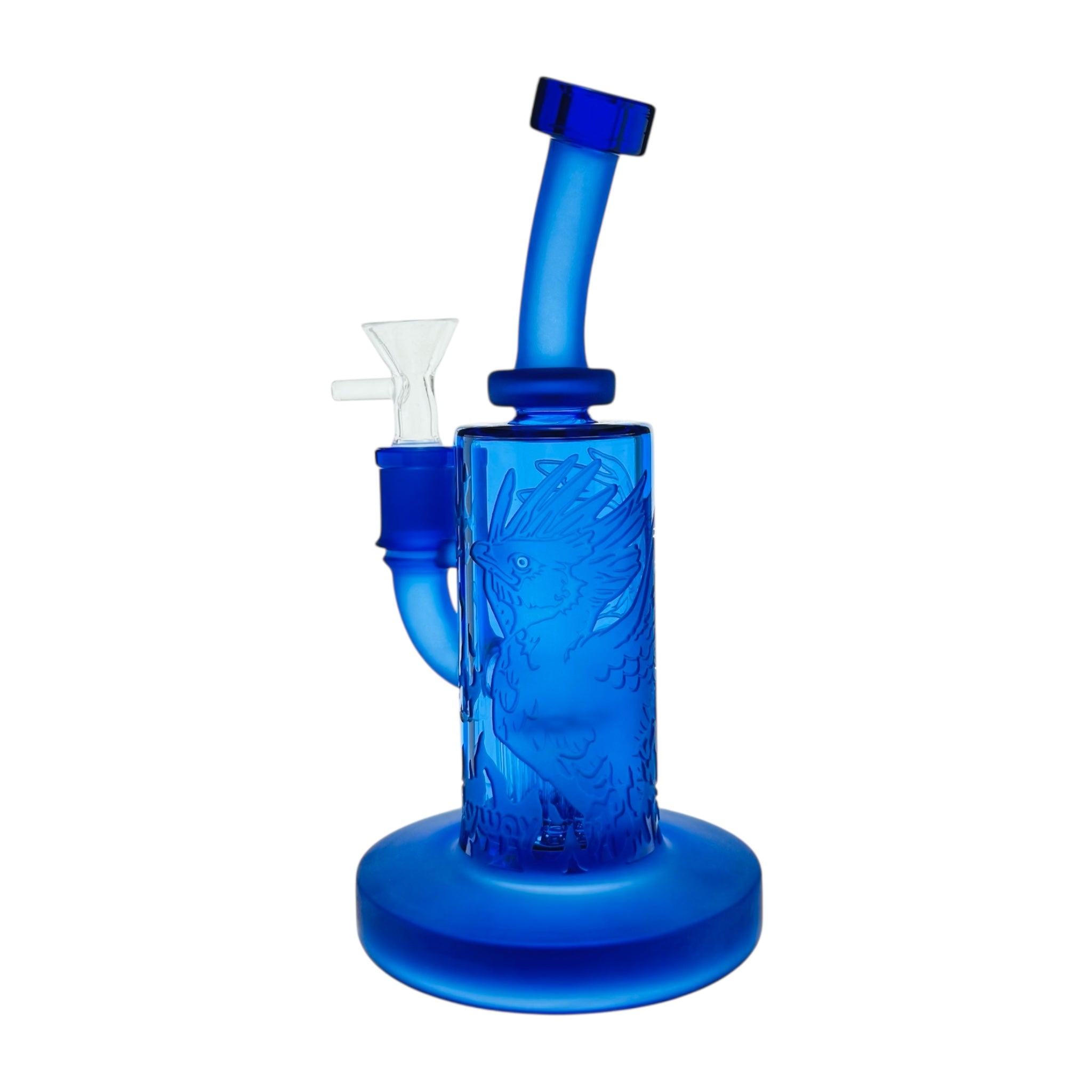 Milkyway Glass Blue Phoenix Forged in Fire Glass Bong