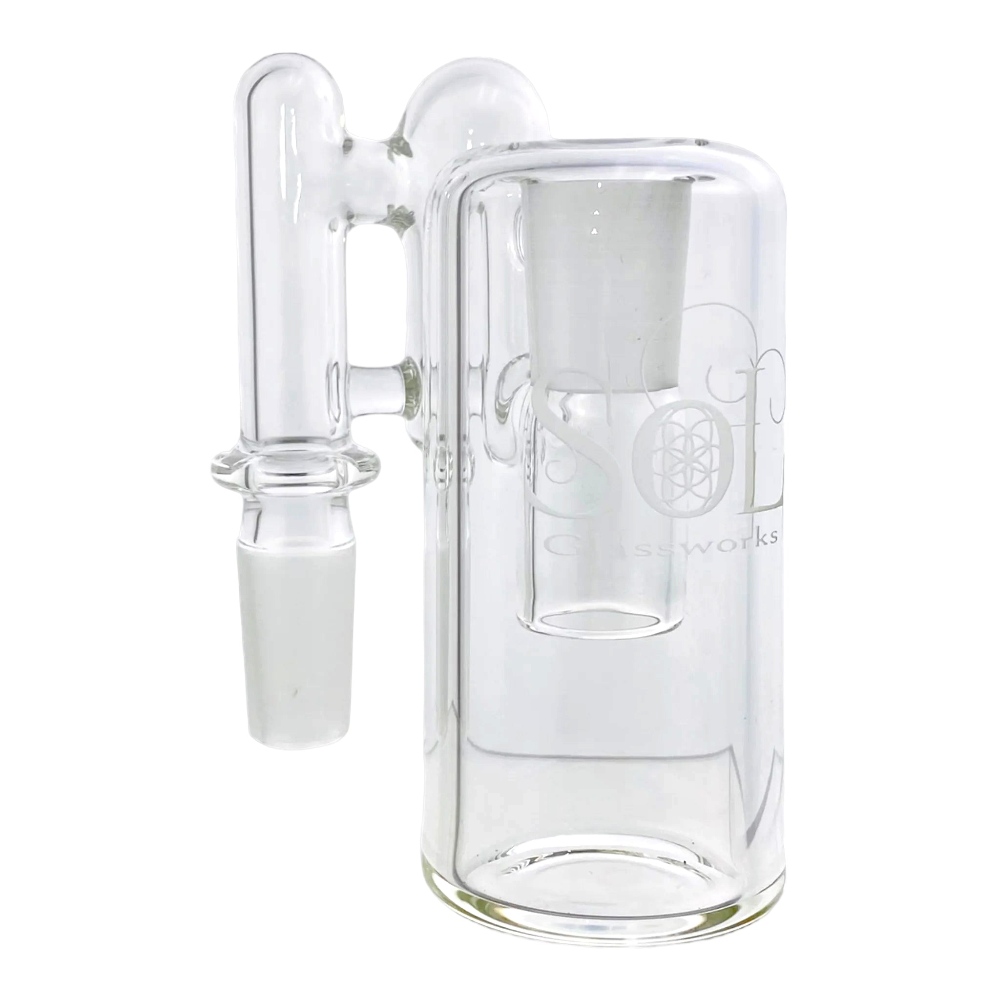 Seed Of Life Glassworks - SoL 14mm Clear Dry Ashcatcher for glass bongs