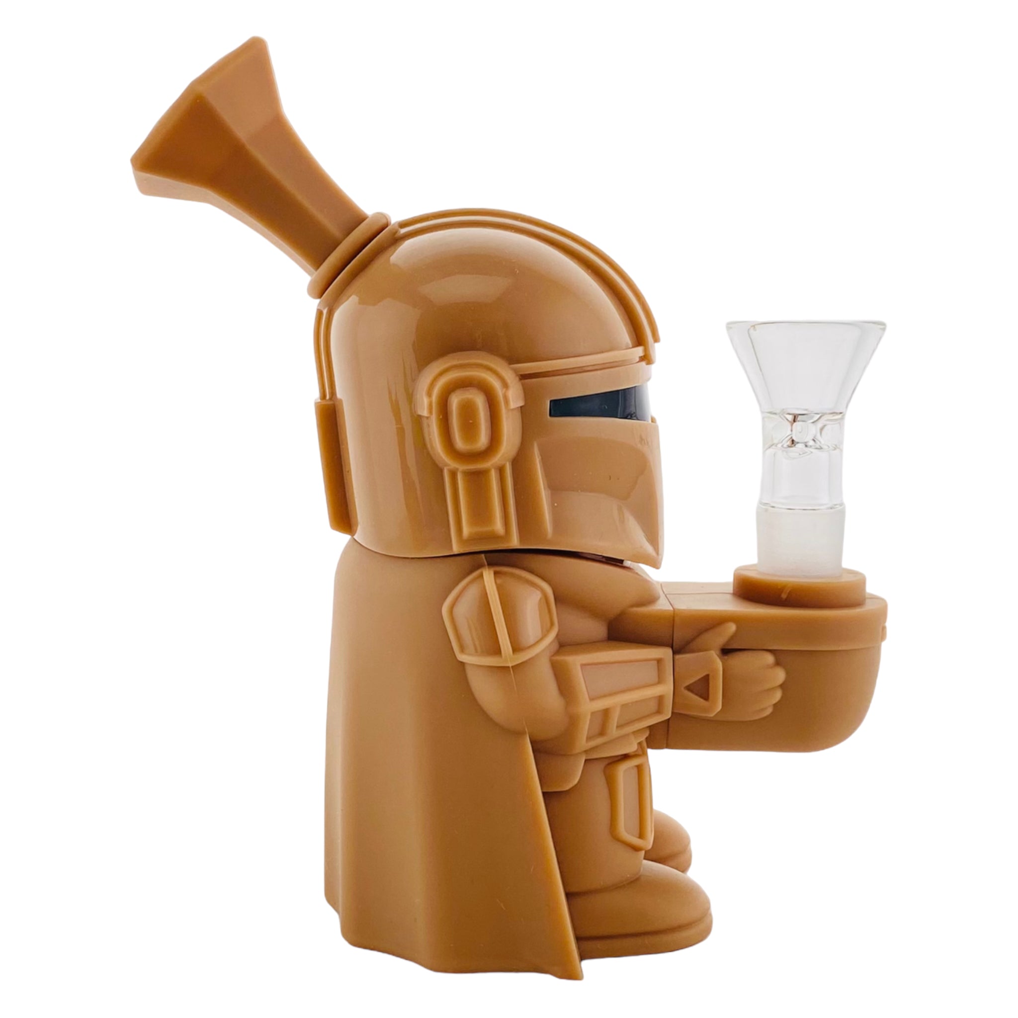 small Mandalorian Silicone Pipe bong bubbler