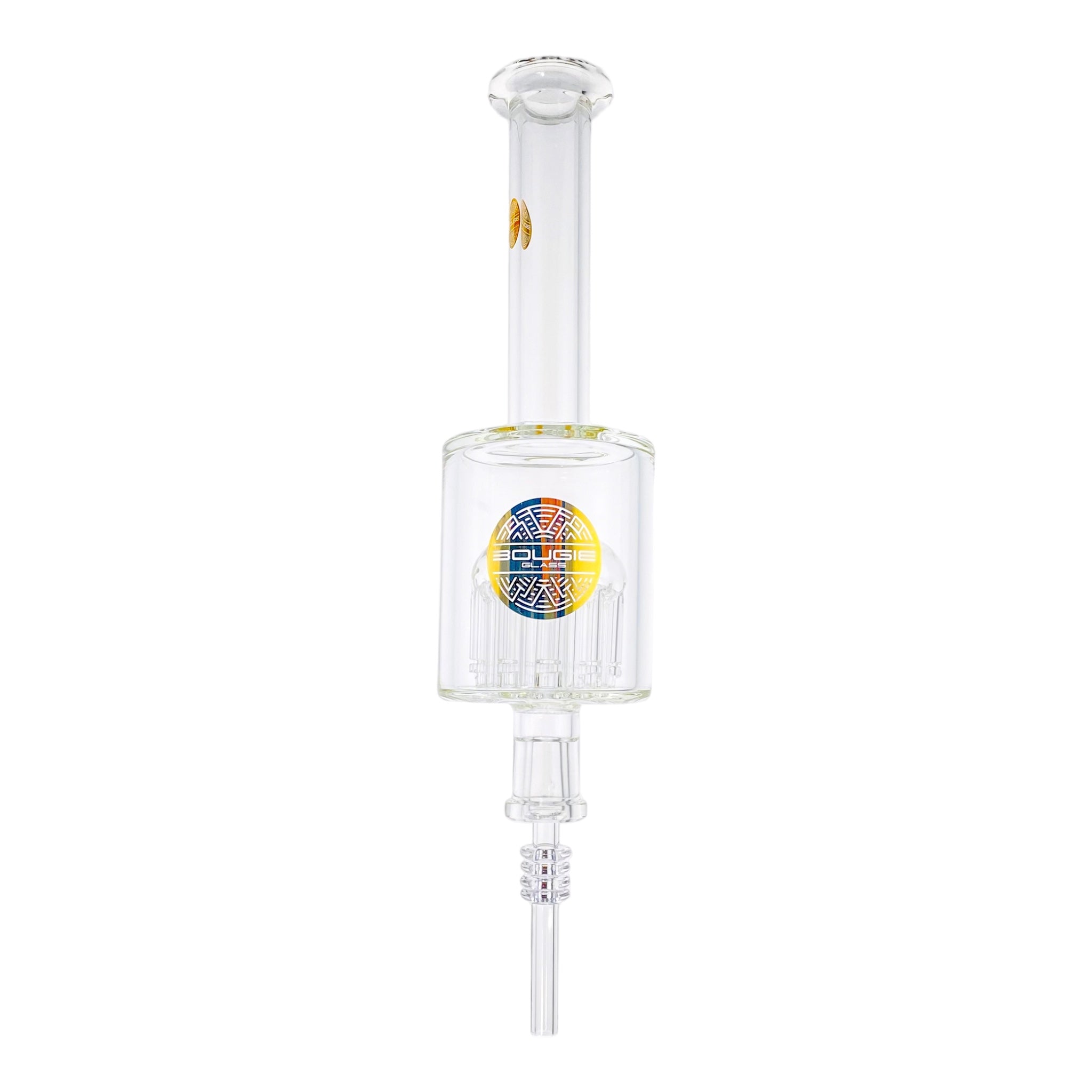 Bougie Glass - Large Nectar Collector With 12 Arm Tree Perc - Clear