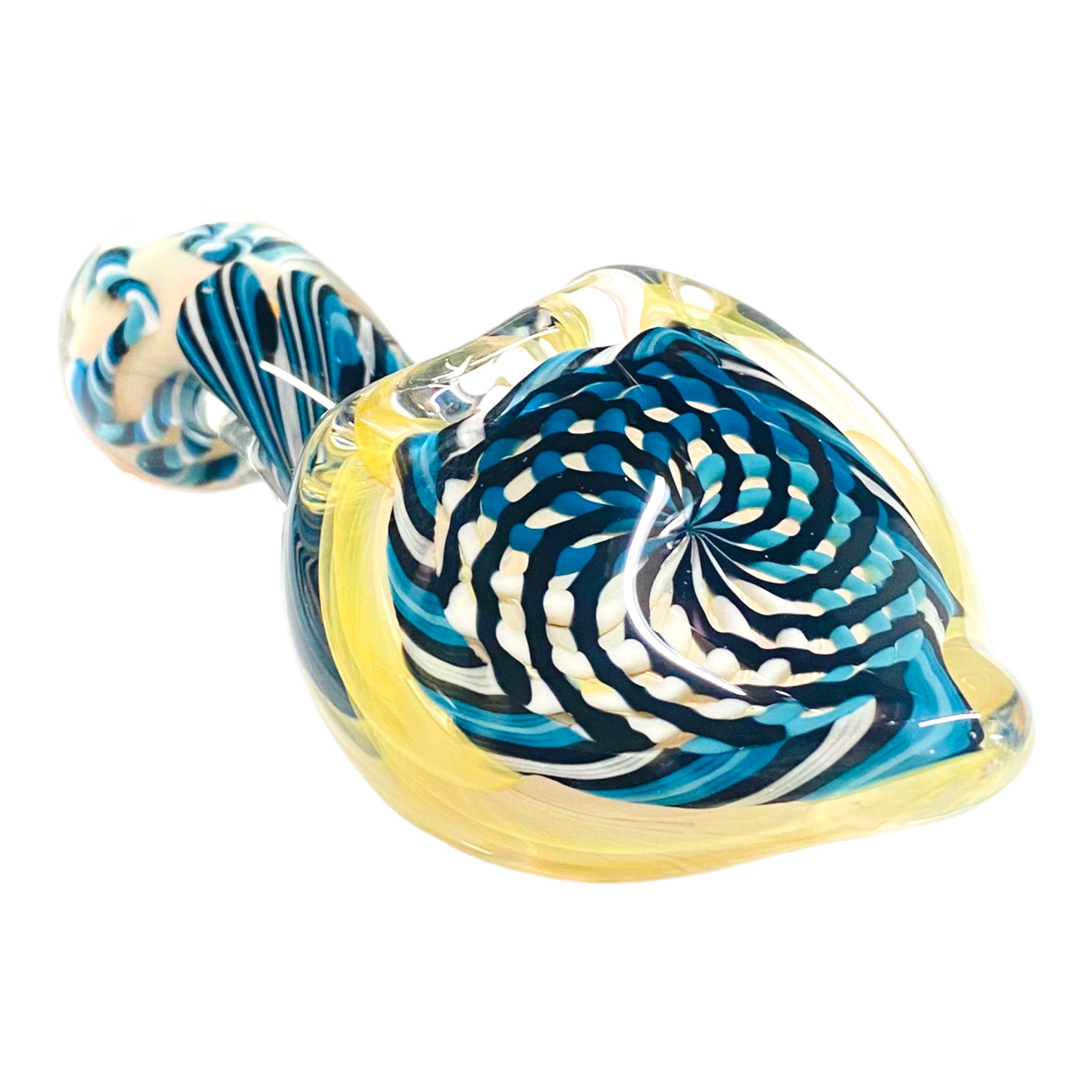 Talent Glass Works - Glass Sherlock With Blue And Black