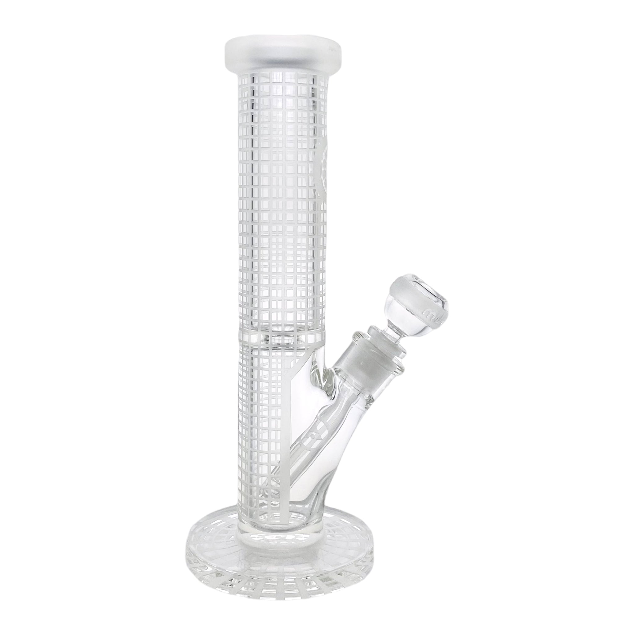 Milkyway Glass 12 Inch "Squared" Straight Tube Glass Bong