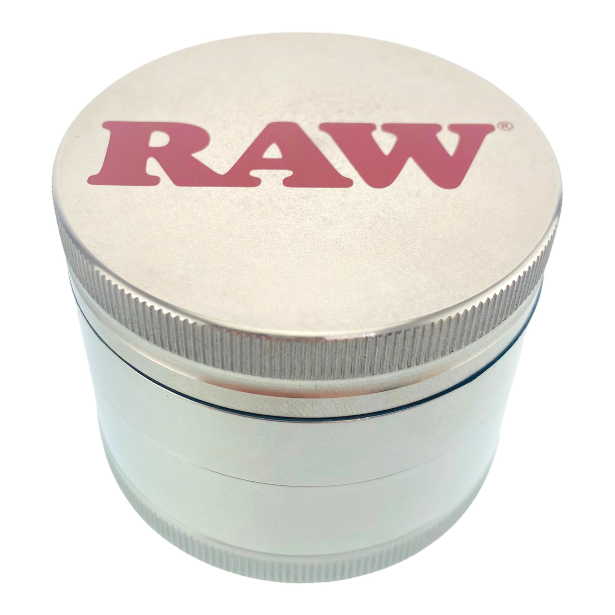 Raw Stainless Steel Shredder 60mm Wide 4-Piece Grinder