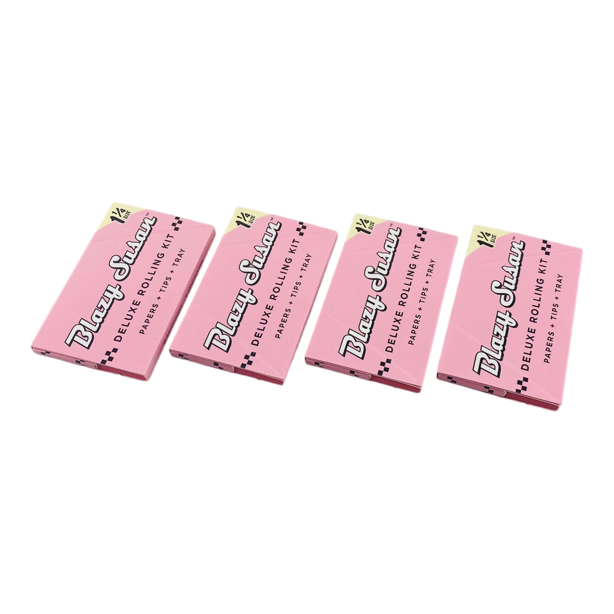 Blazy Susan Pink Deluxe Rolling Kit 1-1/4″ 4-pack