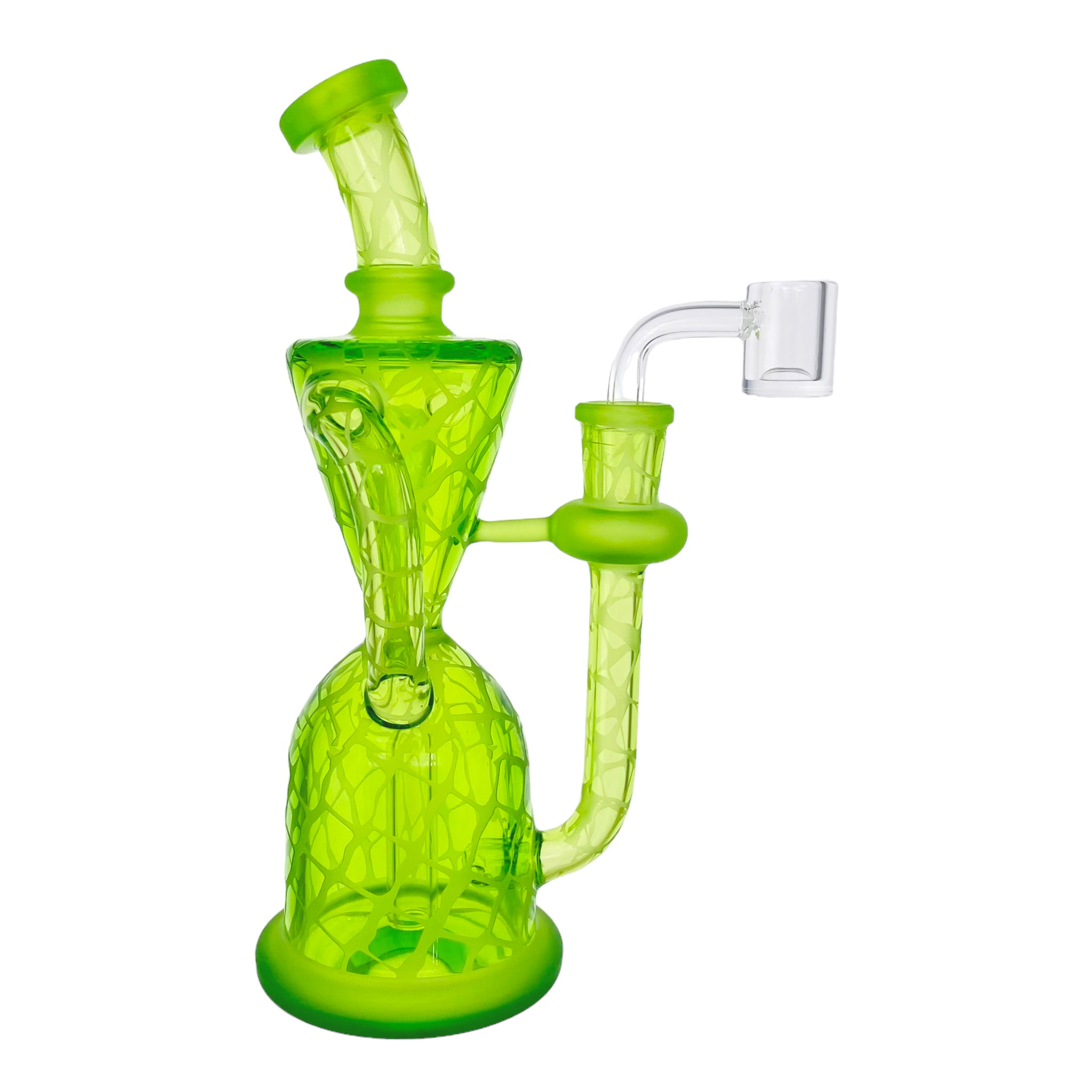 Green Double Uptake Recycler With Sand Blasting