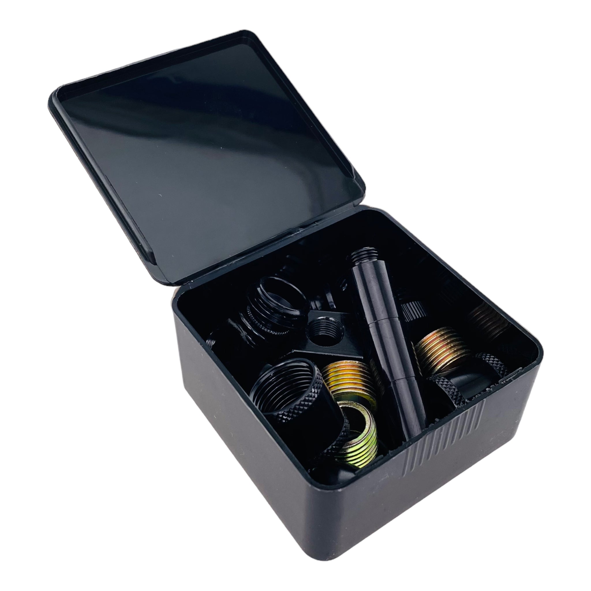 Aluminum Metal smoking Pipe Makers Kit in Black