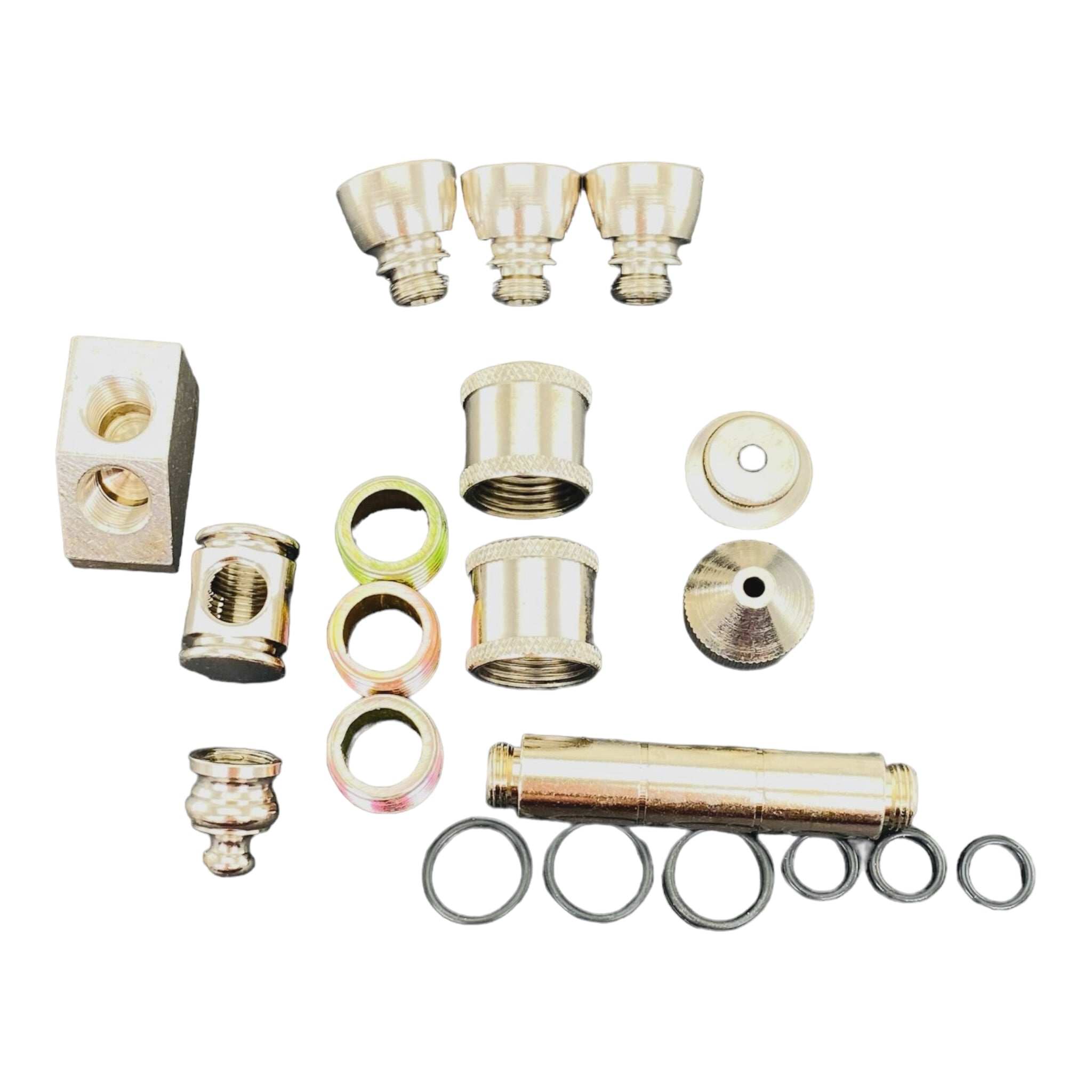 Metal Hand Pipes - Create 15 - Aluminum Metal Pipe Makers Kit Silver