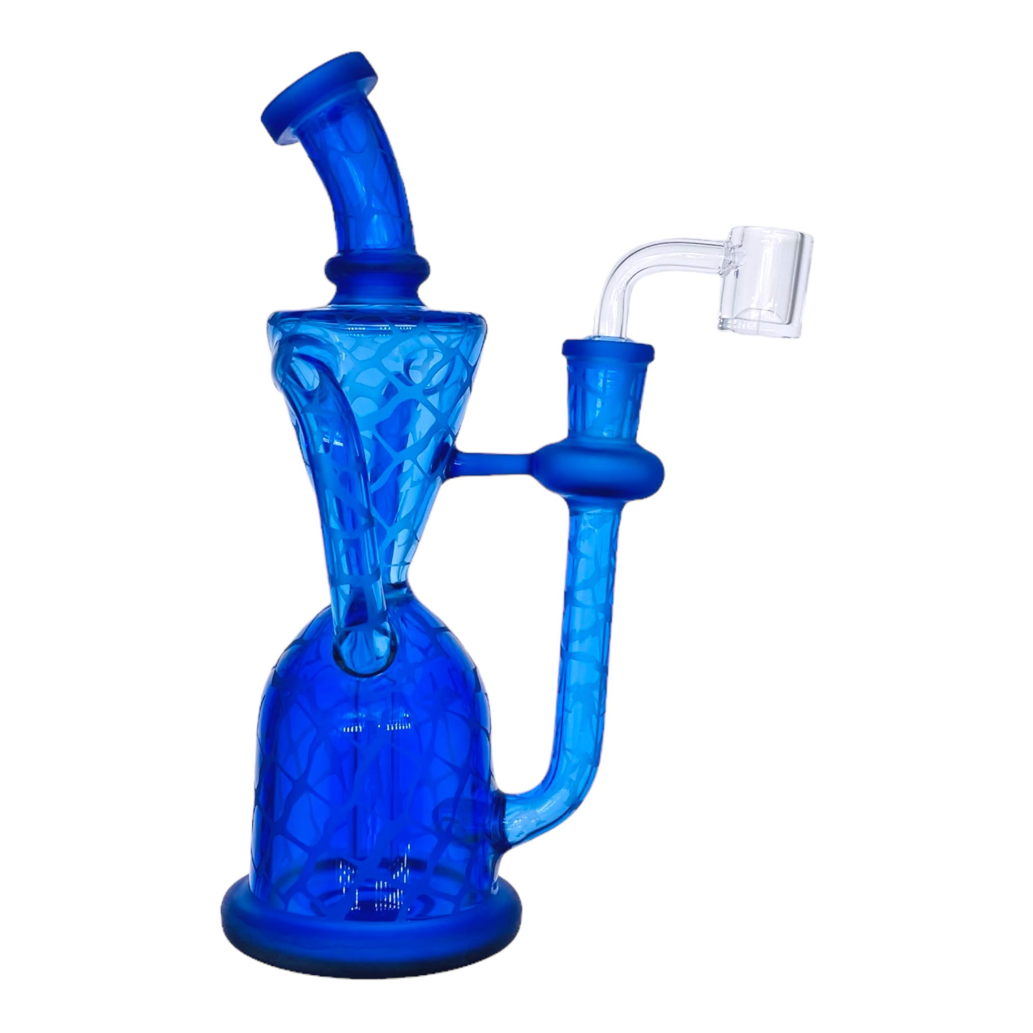 Blue Double Uptake Recycler With Sand Blasting