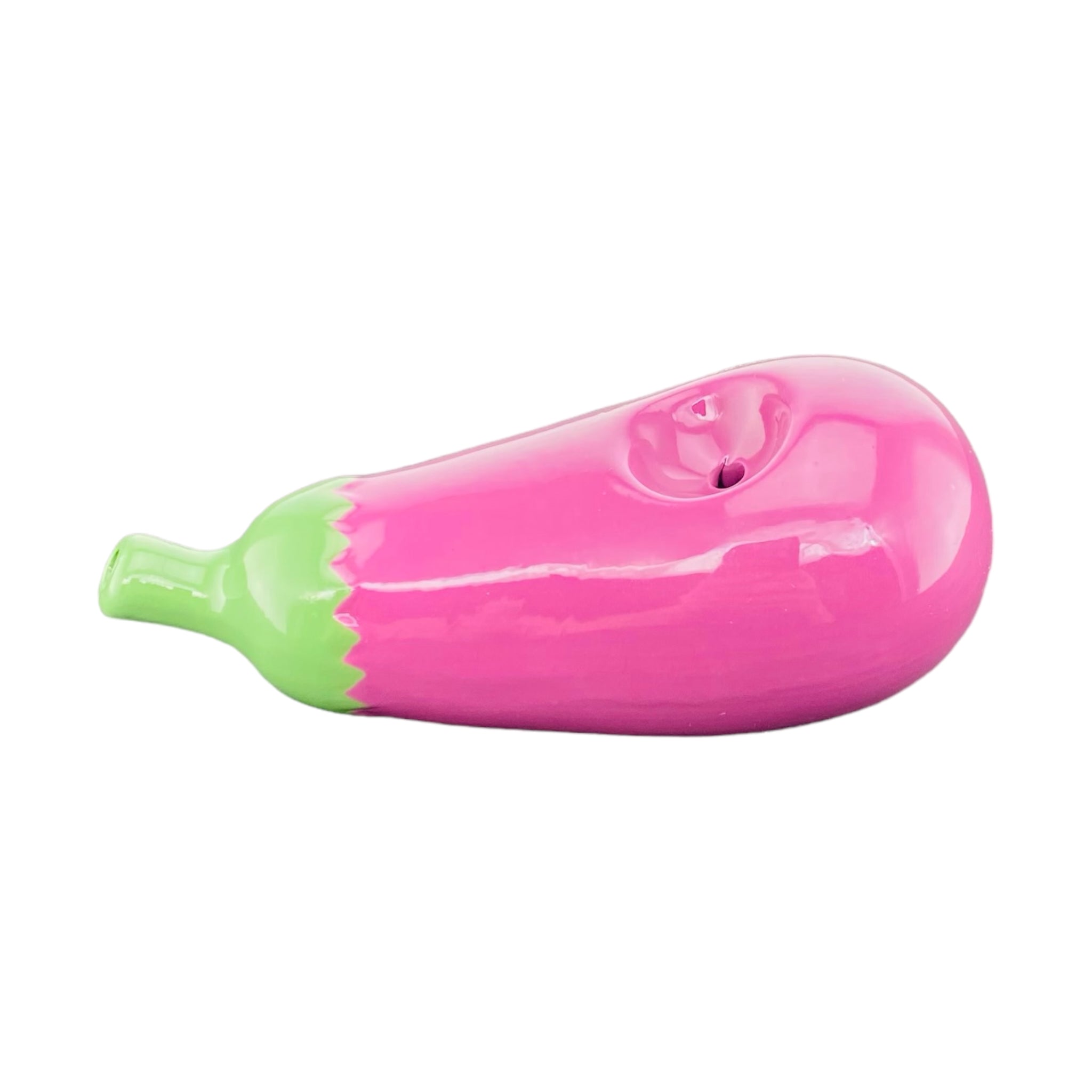 funny Small Eggplant Ceramic Hand Pipe