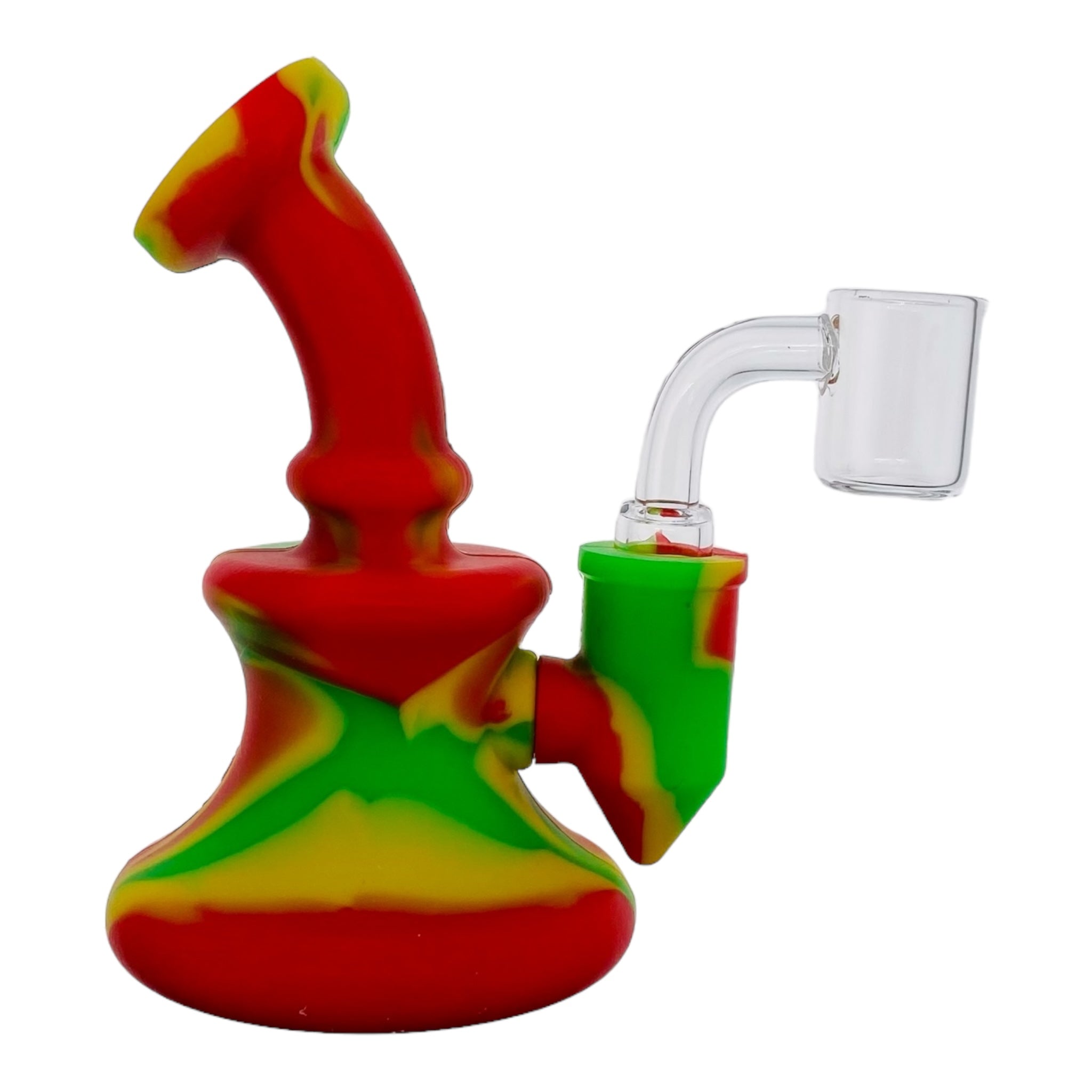 Mini Silicone Rubber Dab Rig Rasta