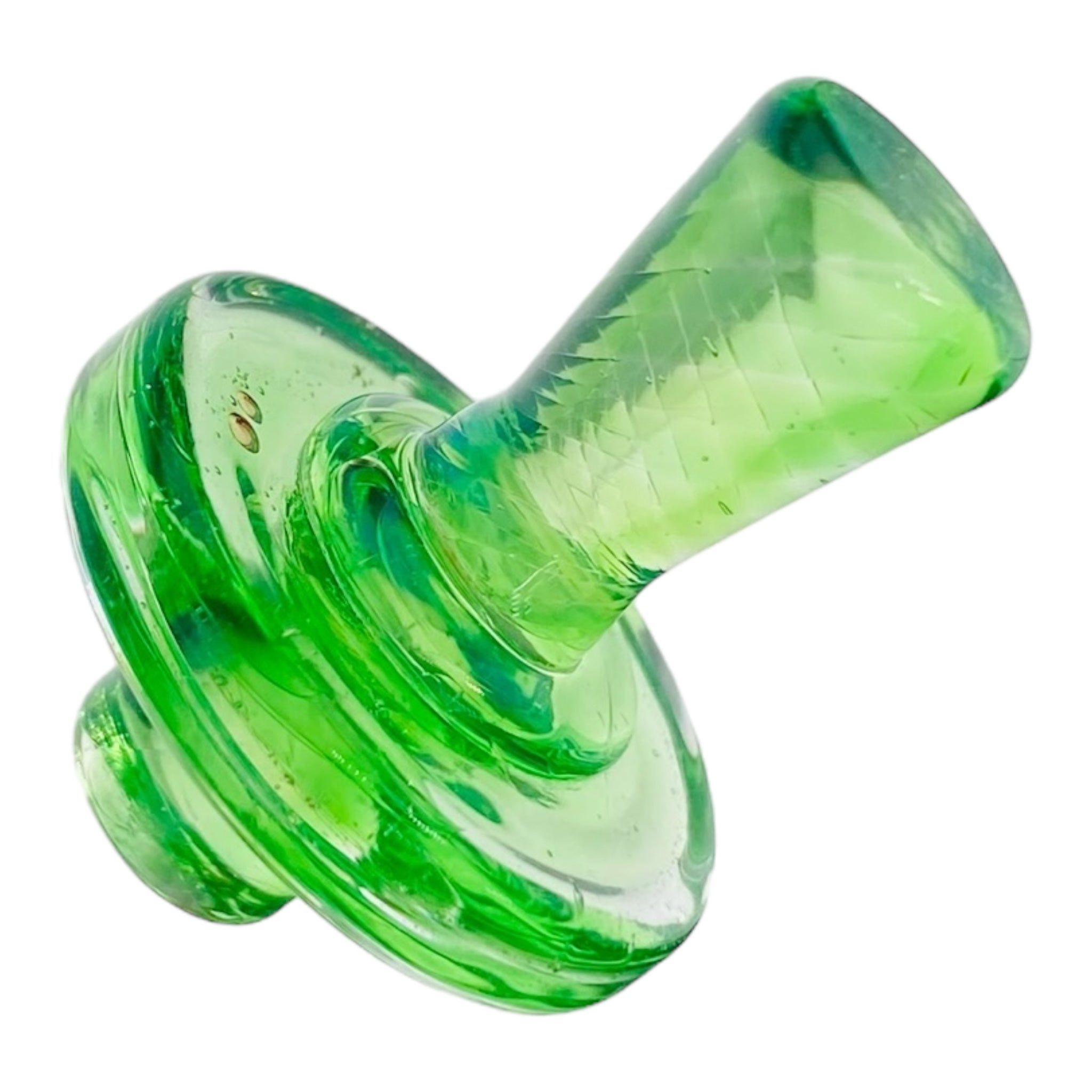 Green Twist Carb Cap For Tower Quartz Bangers