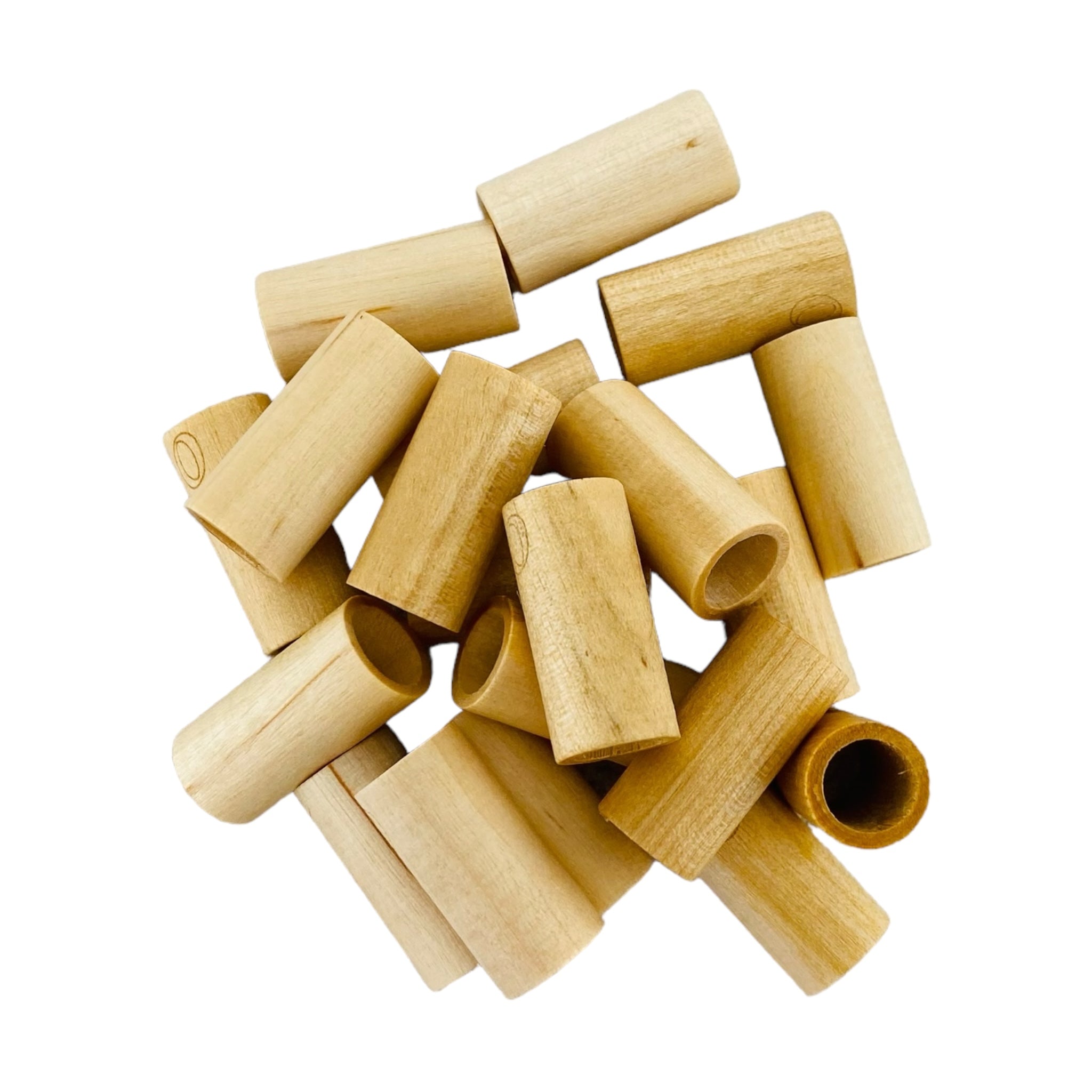 OrganitubeS Fatty Size Tube Style Wood Rolling Tips (20pcs)