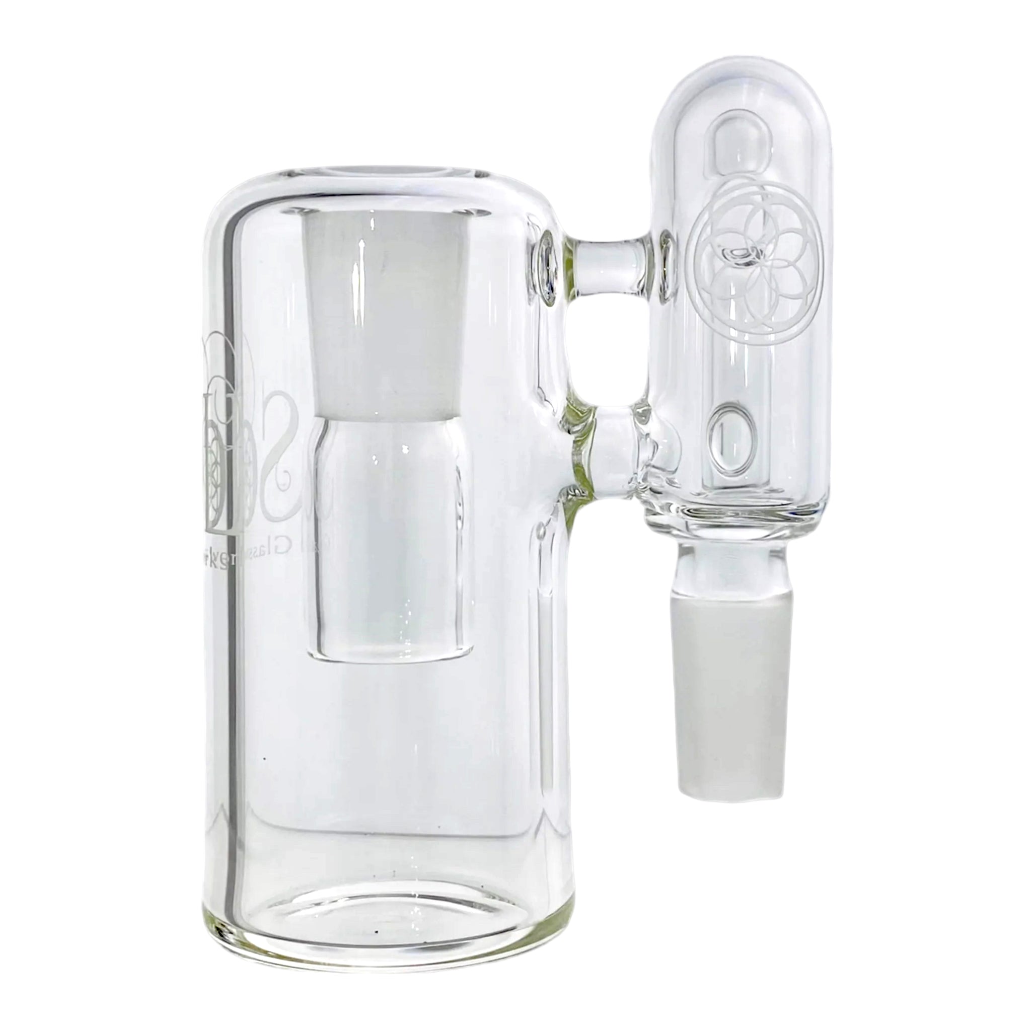 Seed Of Life Glassworks - SoL 14mm Clear Dry Ashcatcher for glass bongs