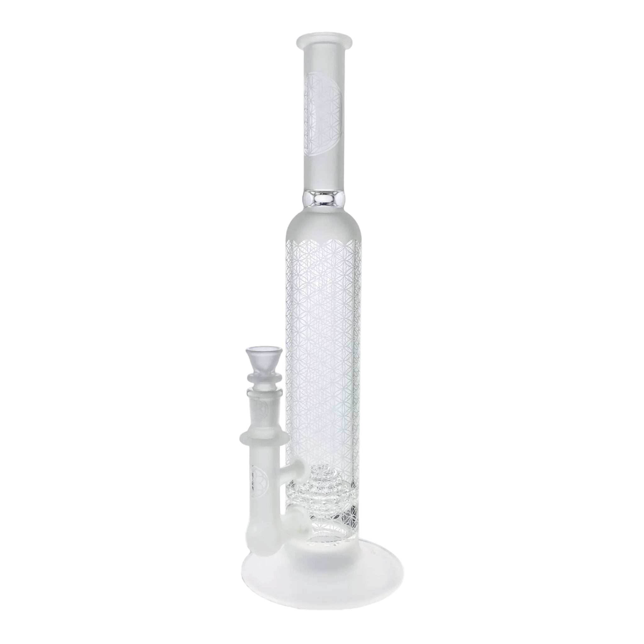 Seed Of Life Glassworks - SoL 50 Lace-Sphere Perc Sacred-G Sandblasted