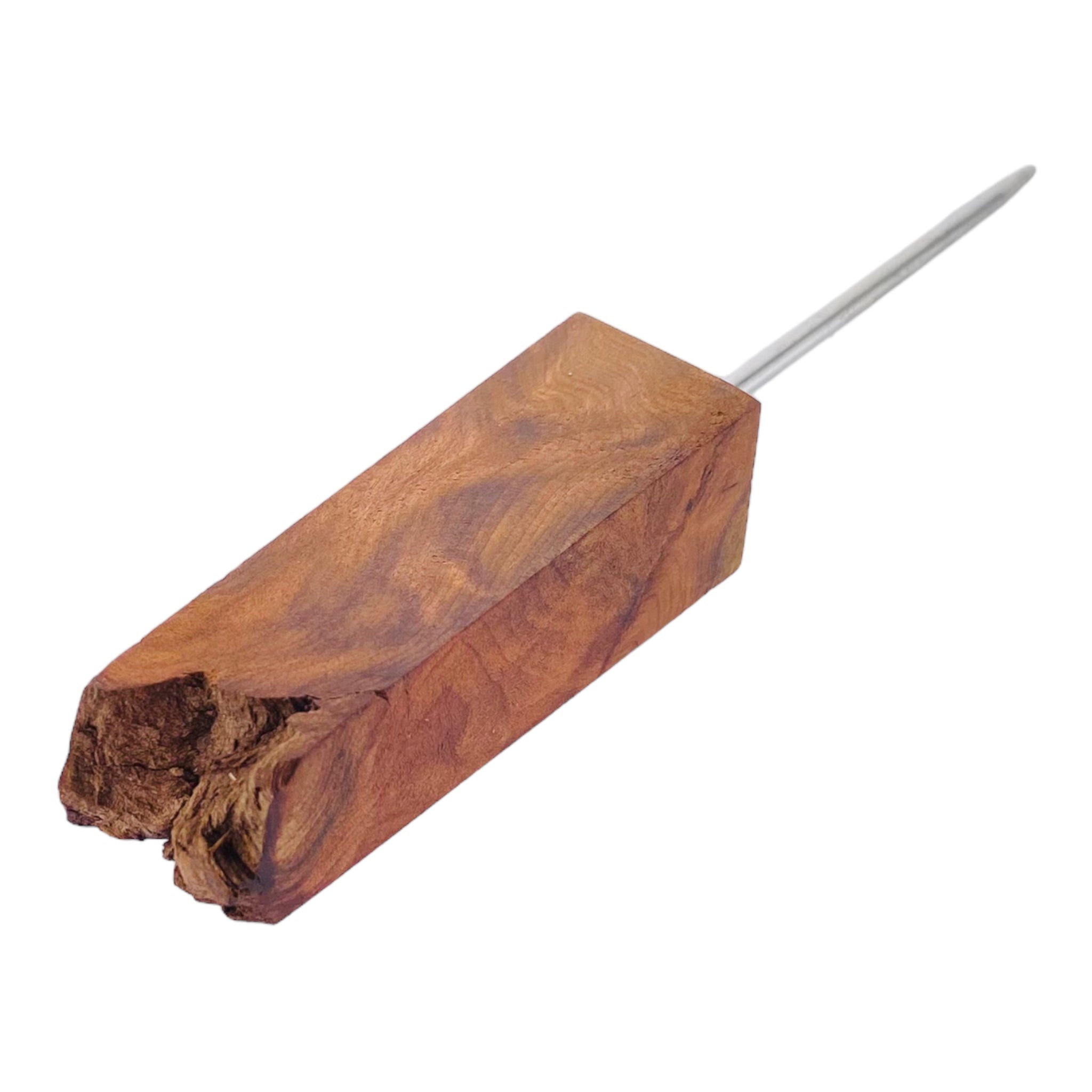 Live Edge Redwood Burl Wood Poker Dab Tool