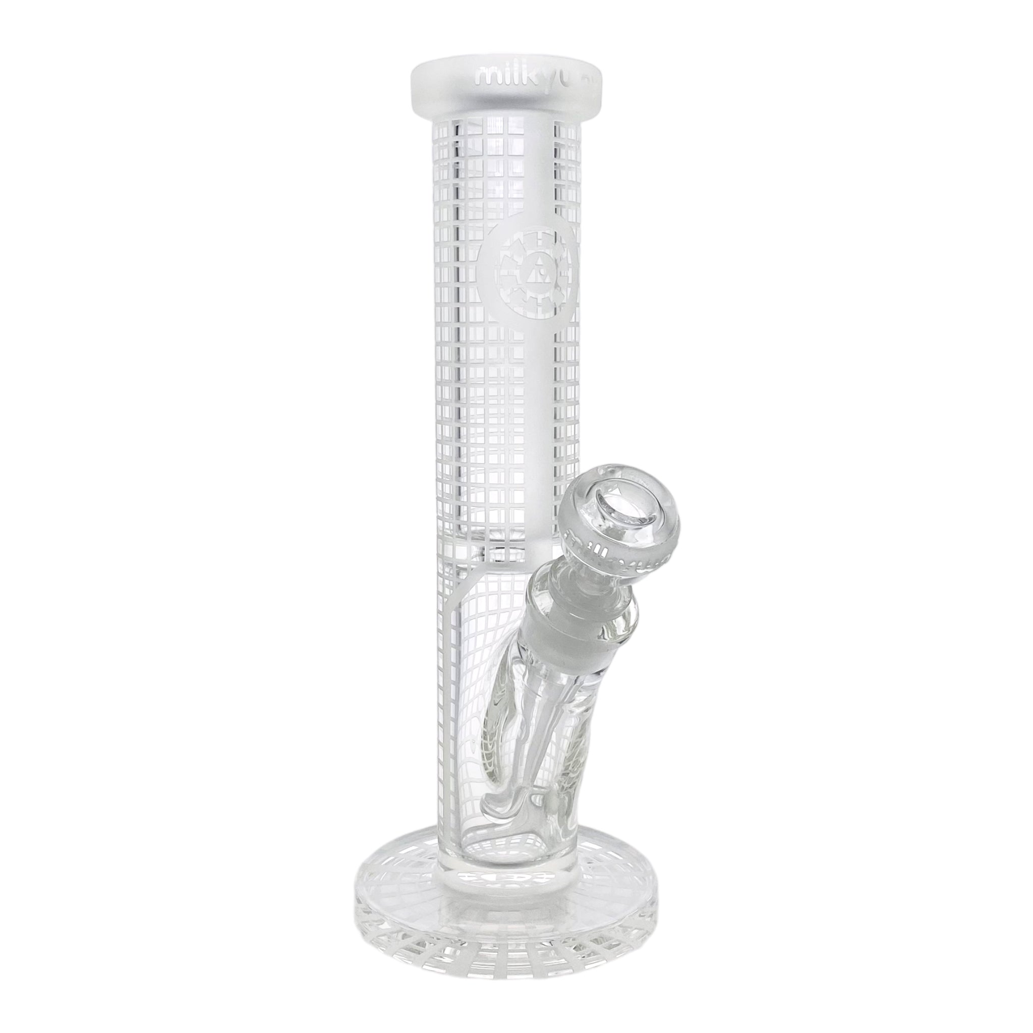 Milkyway Glass 12 Inch "Squared" Straight Tube Glass Bong