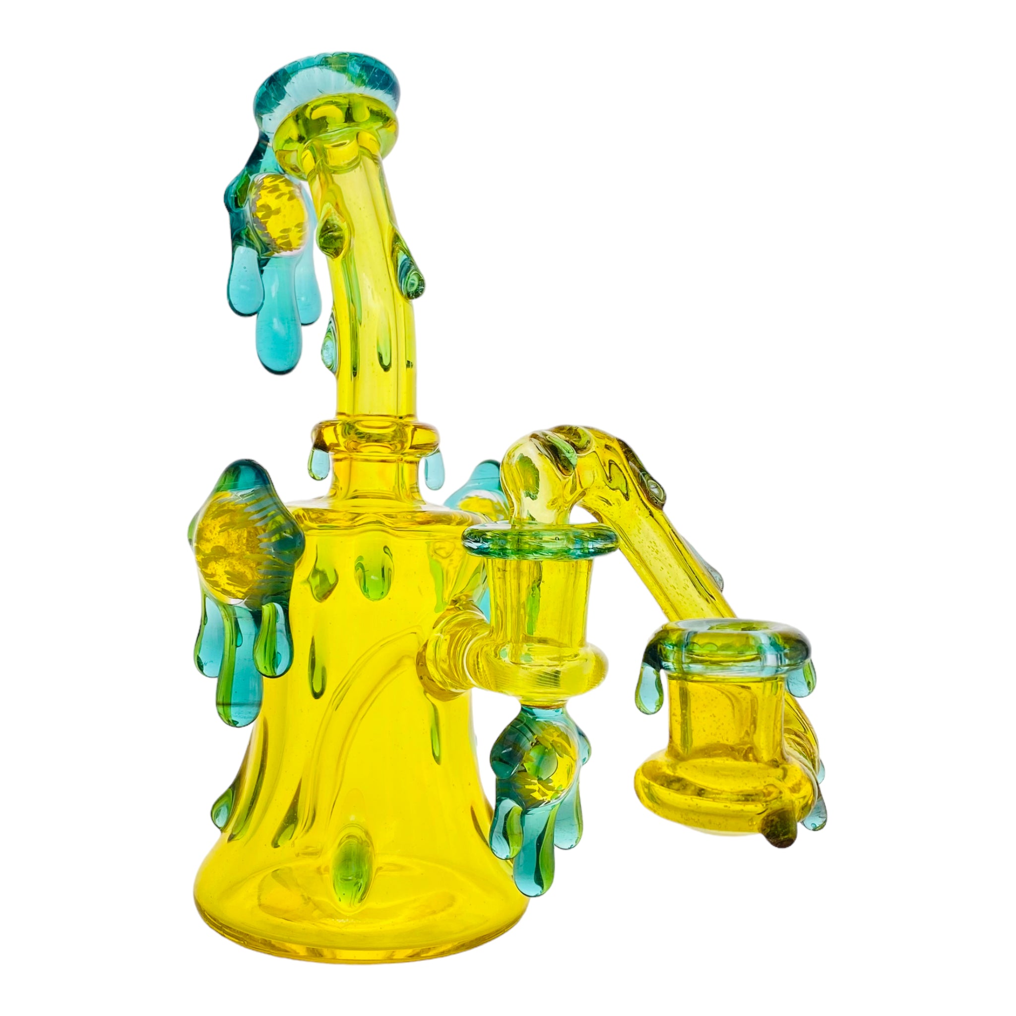 EBOX Glass Art - Terps and Metta - Terrania Drip Tube Dab Rig Set