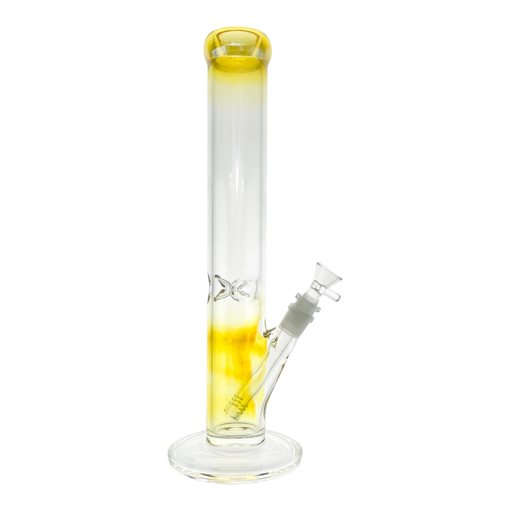 10 Inch Color Changing Fumed Straight Tube Bong