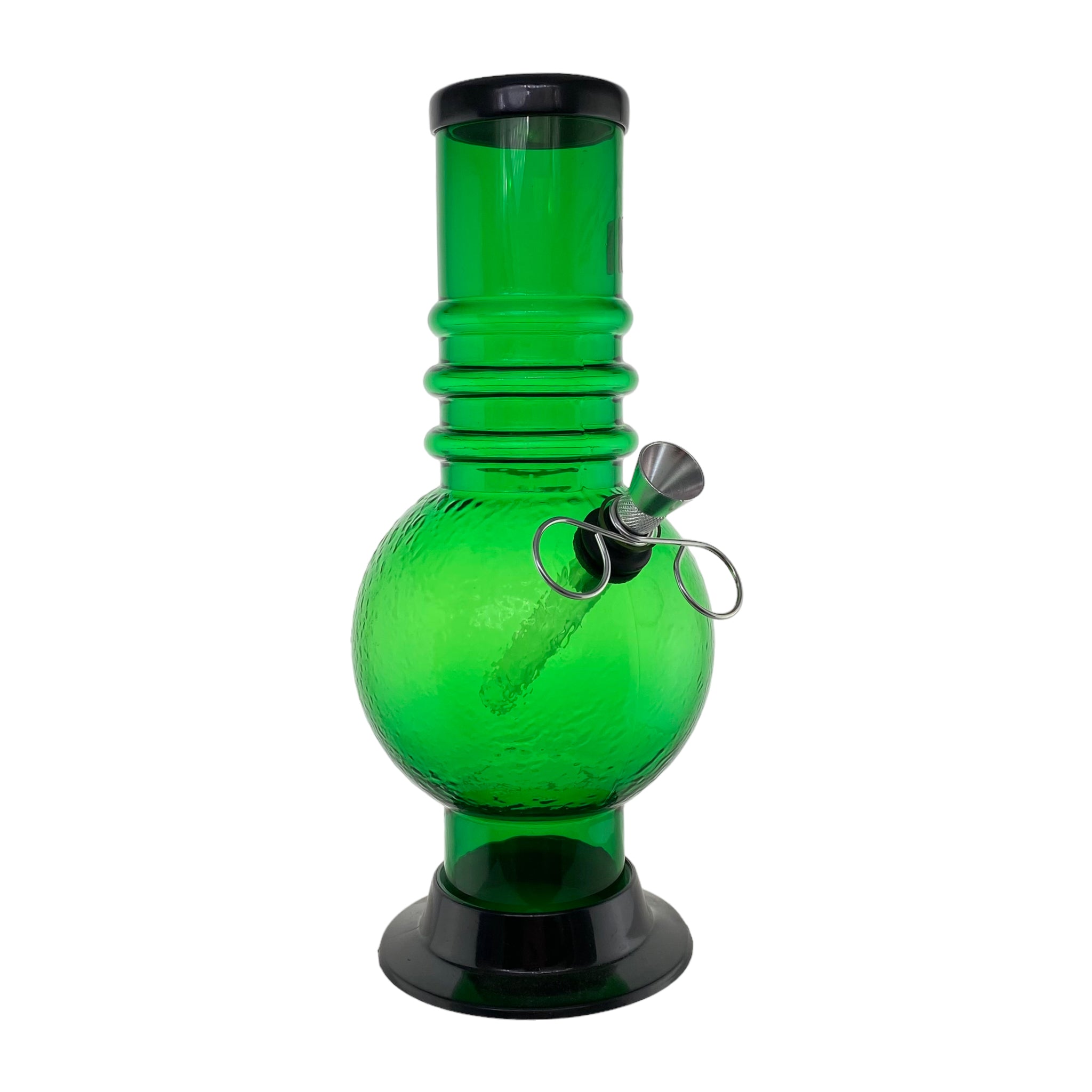 Acrylic Plastic Pull Bowl Bong Bubble 9 Inches - Green