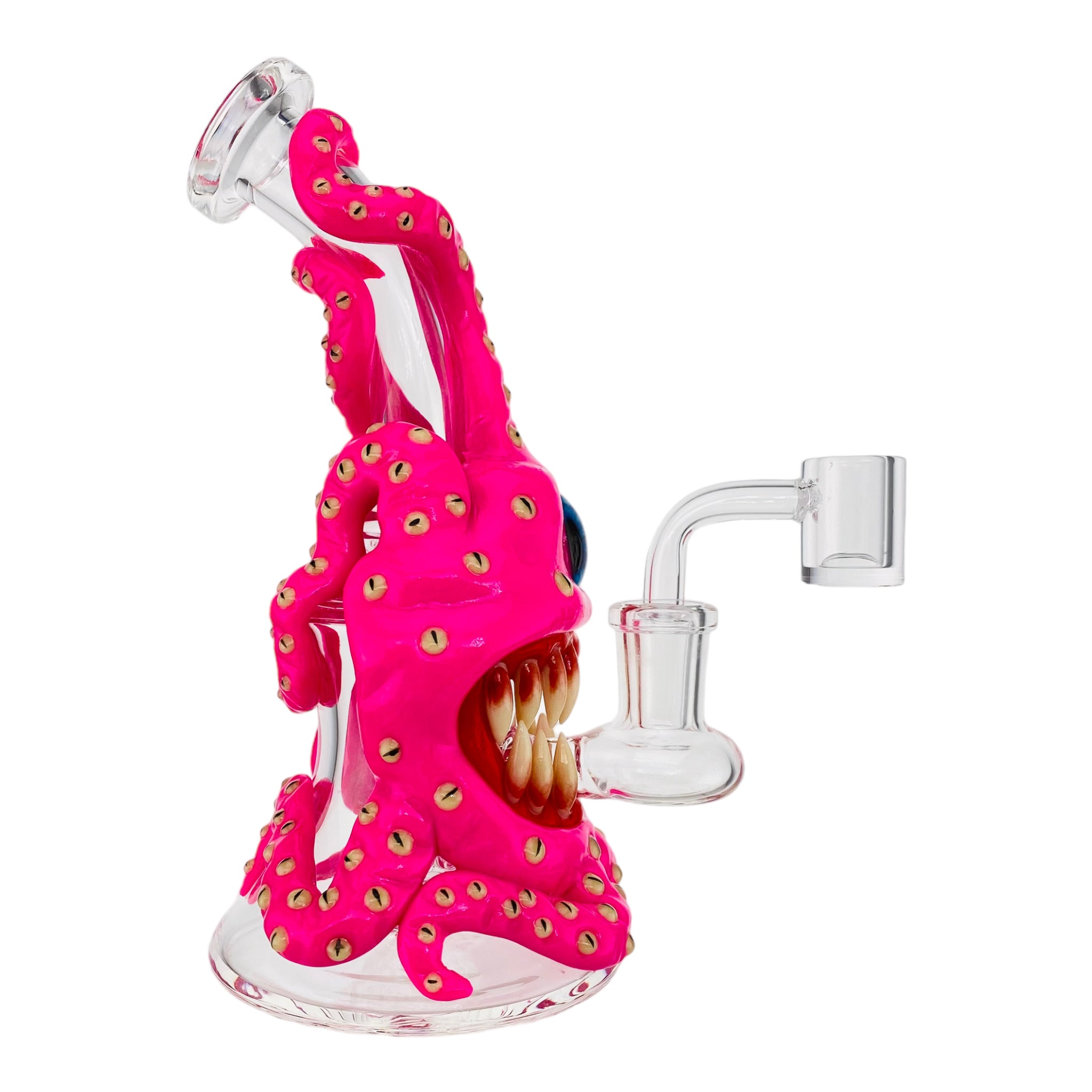 Pink Cyclops Octopus Monster Anime Dab Rig