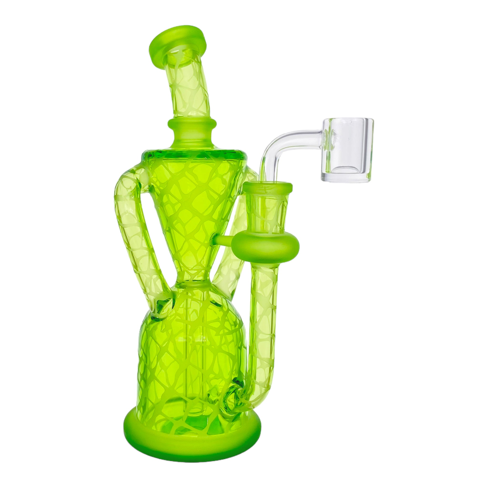 Green Double Uptake Recycler With Sand Blasting