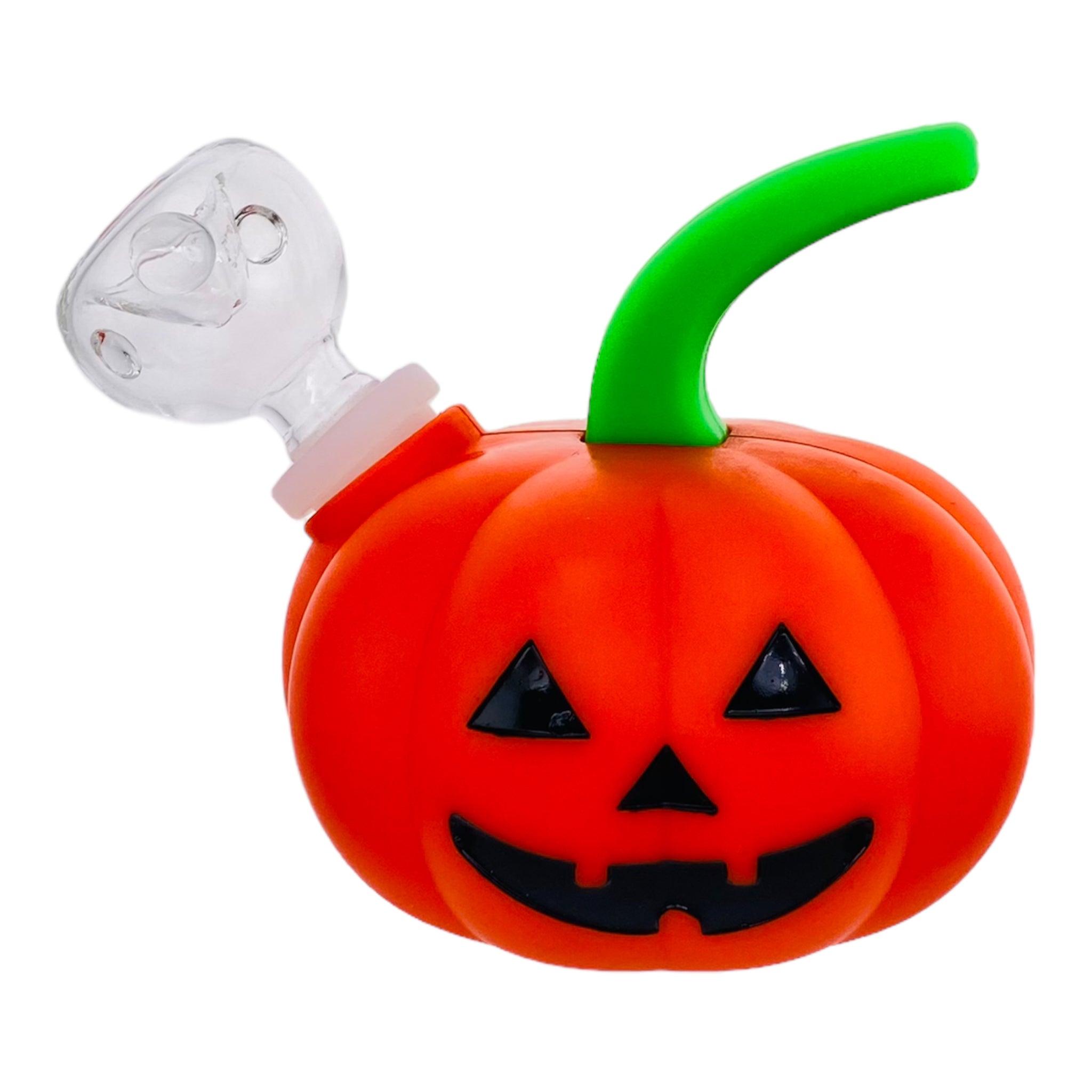 Silicone Jack-O-Lantern Pumpkin Hand Pipe