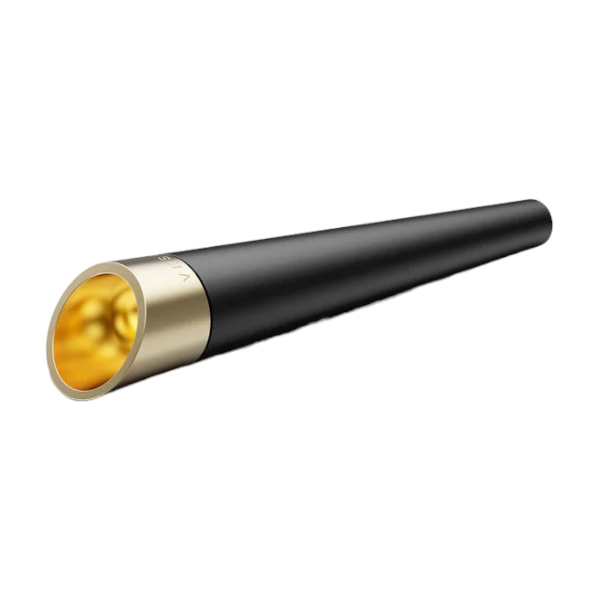 Vessel - Cone Helix Series Metal Hand Pipe Black