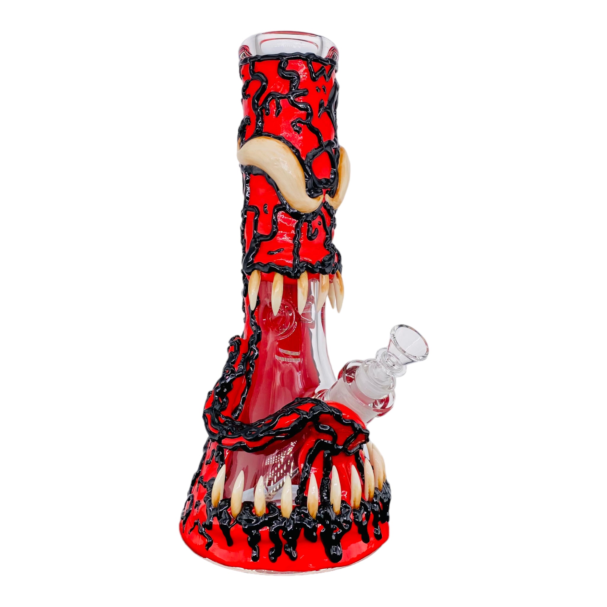 girly goth cute bong with red color 