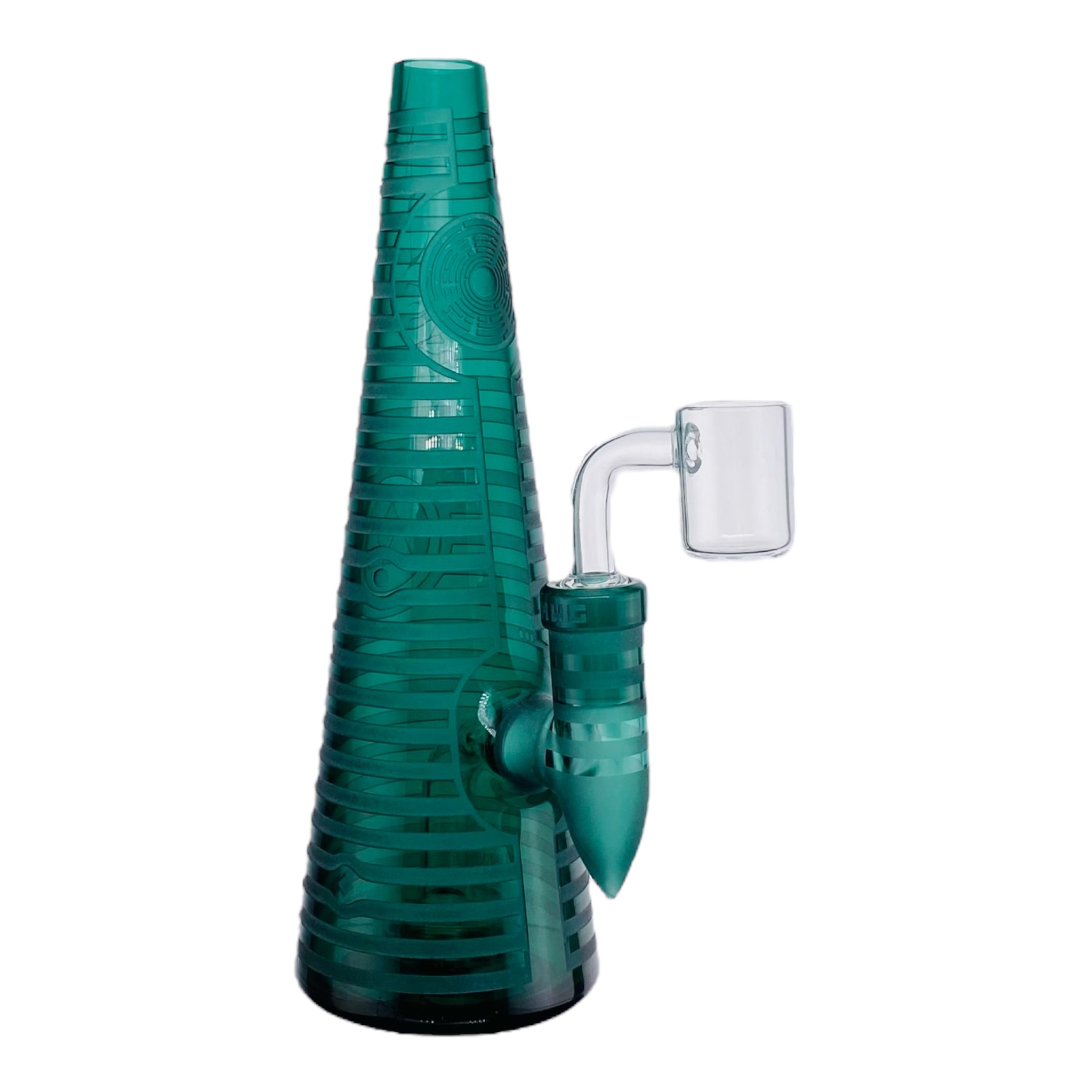 Milkyway Glass - Oculus 8″ Dab Rig - Green