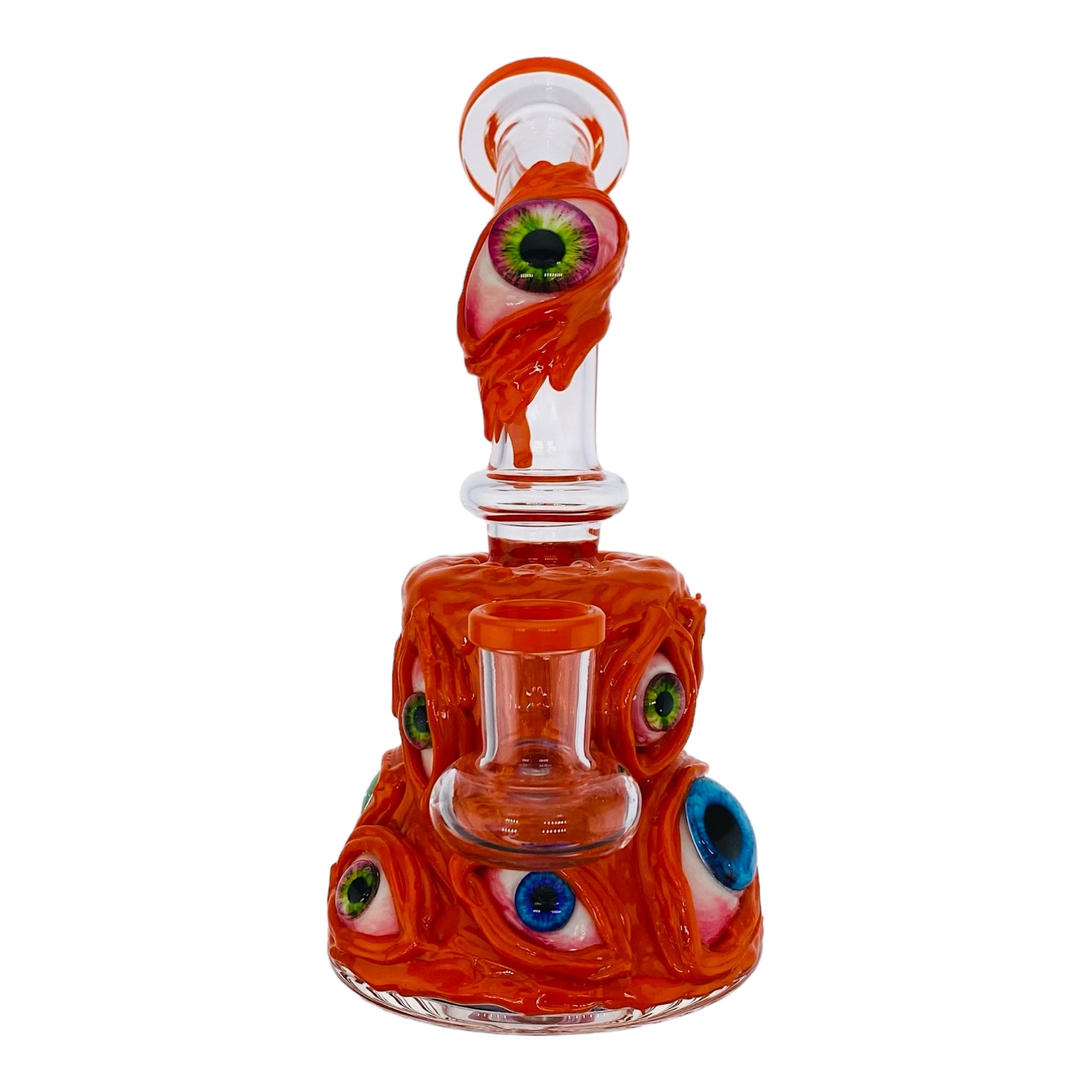 Orange Wandering Eye Monster Dab Rig