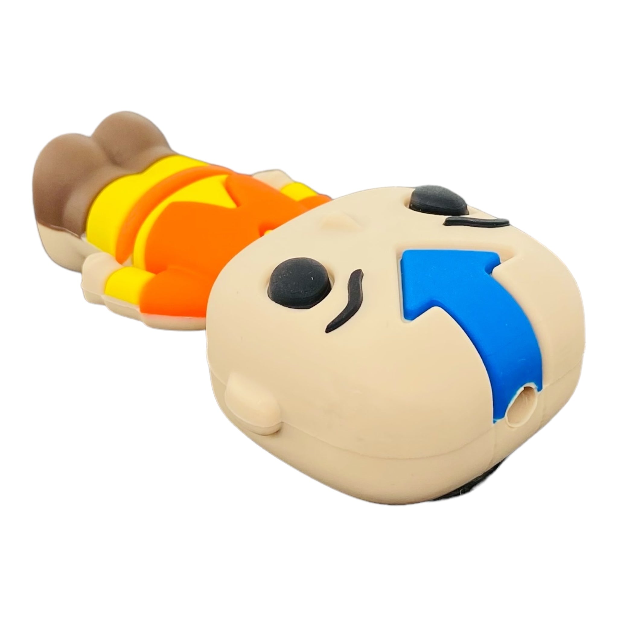 air bender anime silicone hand pipe with glass bowl with built in screen for sale