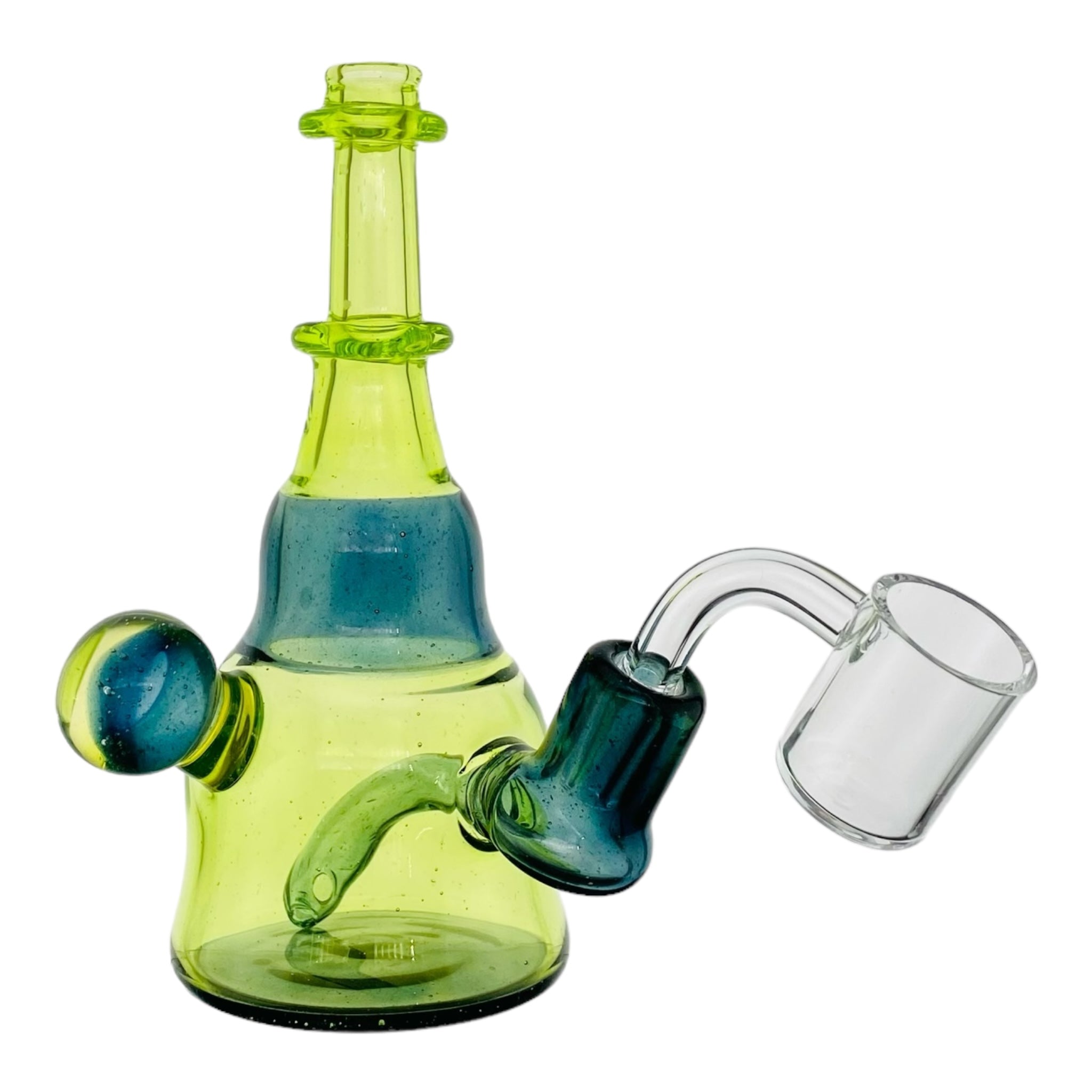 Hatorade x Cobalt Blue Custom 10mm Mini Dab Rig