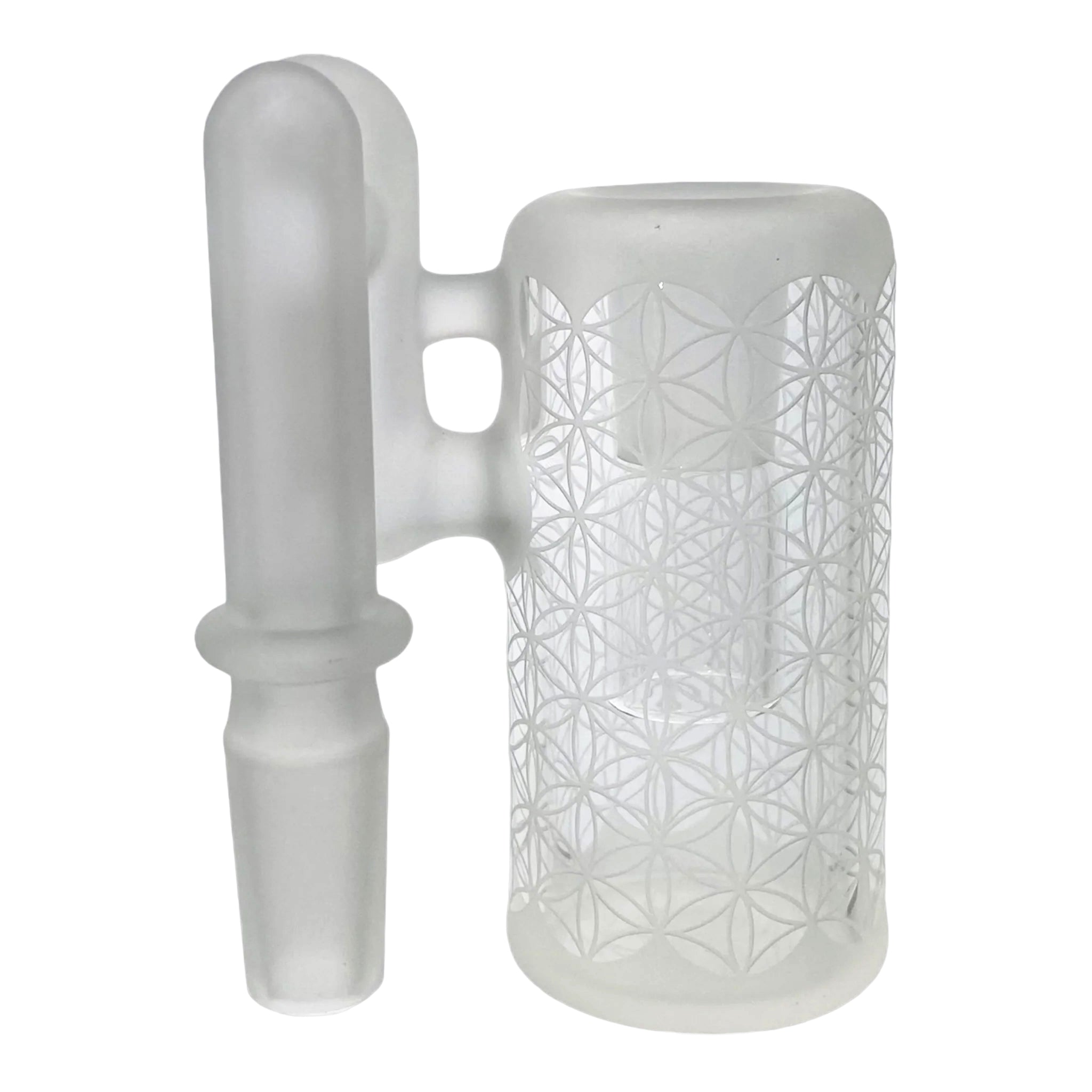 Seed Of Life Glassworks - SoL 14mm Sacred-G Sandblasted Dry Ashcatcher for glass bongs