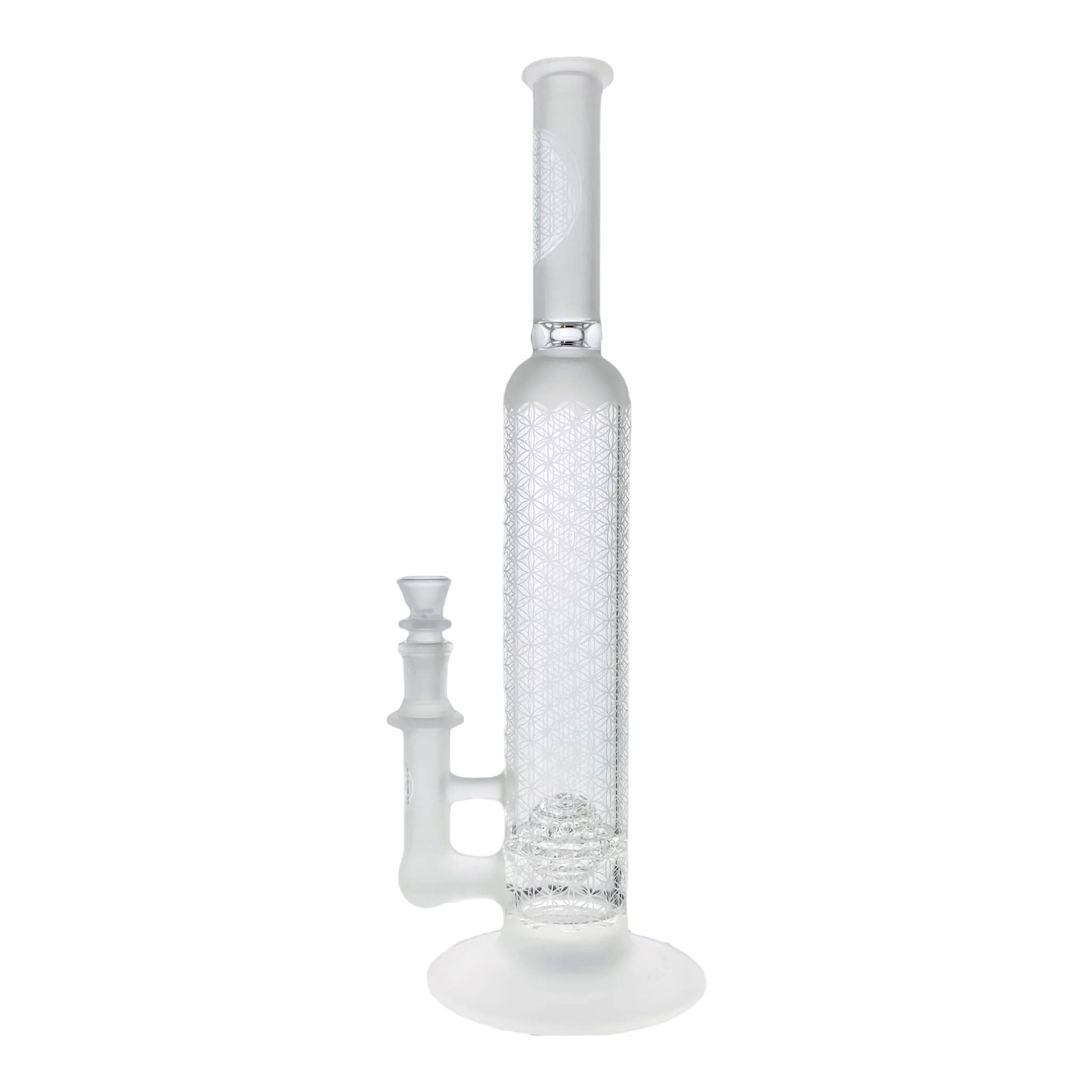 Seed Of Life Glassworks - SoL 50 Lace-Sphere Perc Sacred-G Sandblasted