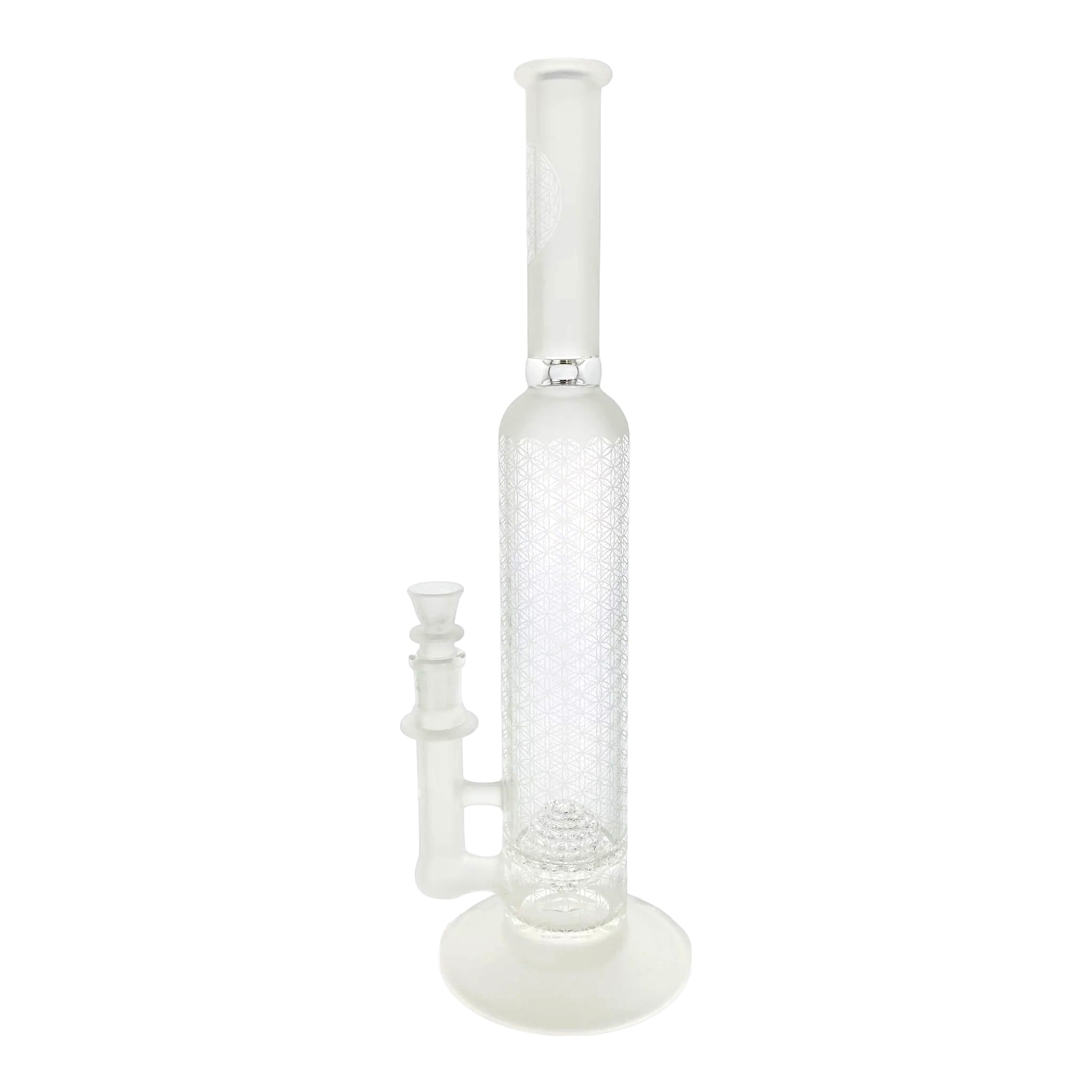 Seed Of Life Glassworks - SoL 60 Lace-Sphere Perc Sacred-G Sandblasted