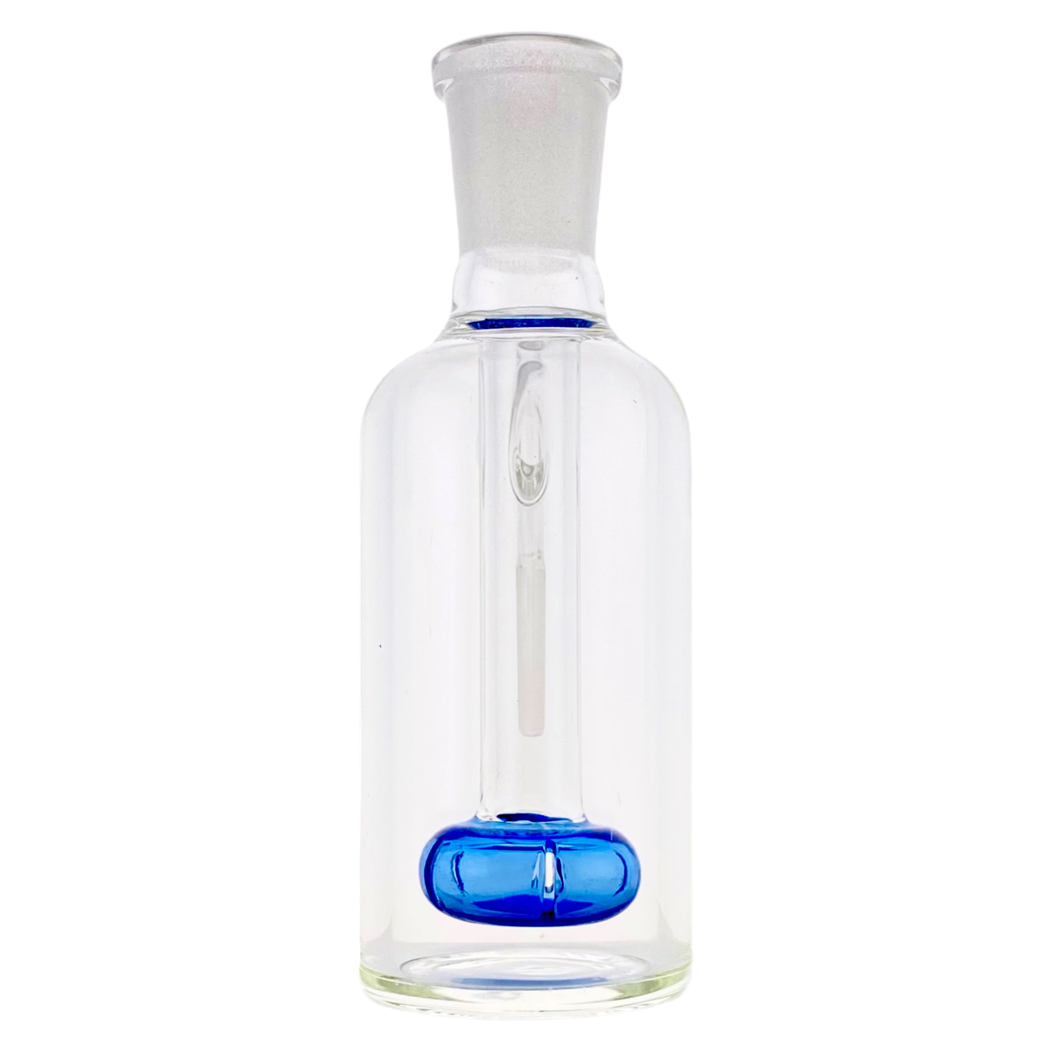 14mm Ash Catcher With 90 Degree Joint And Blue Showerhead Perc