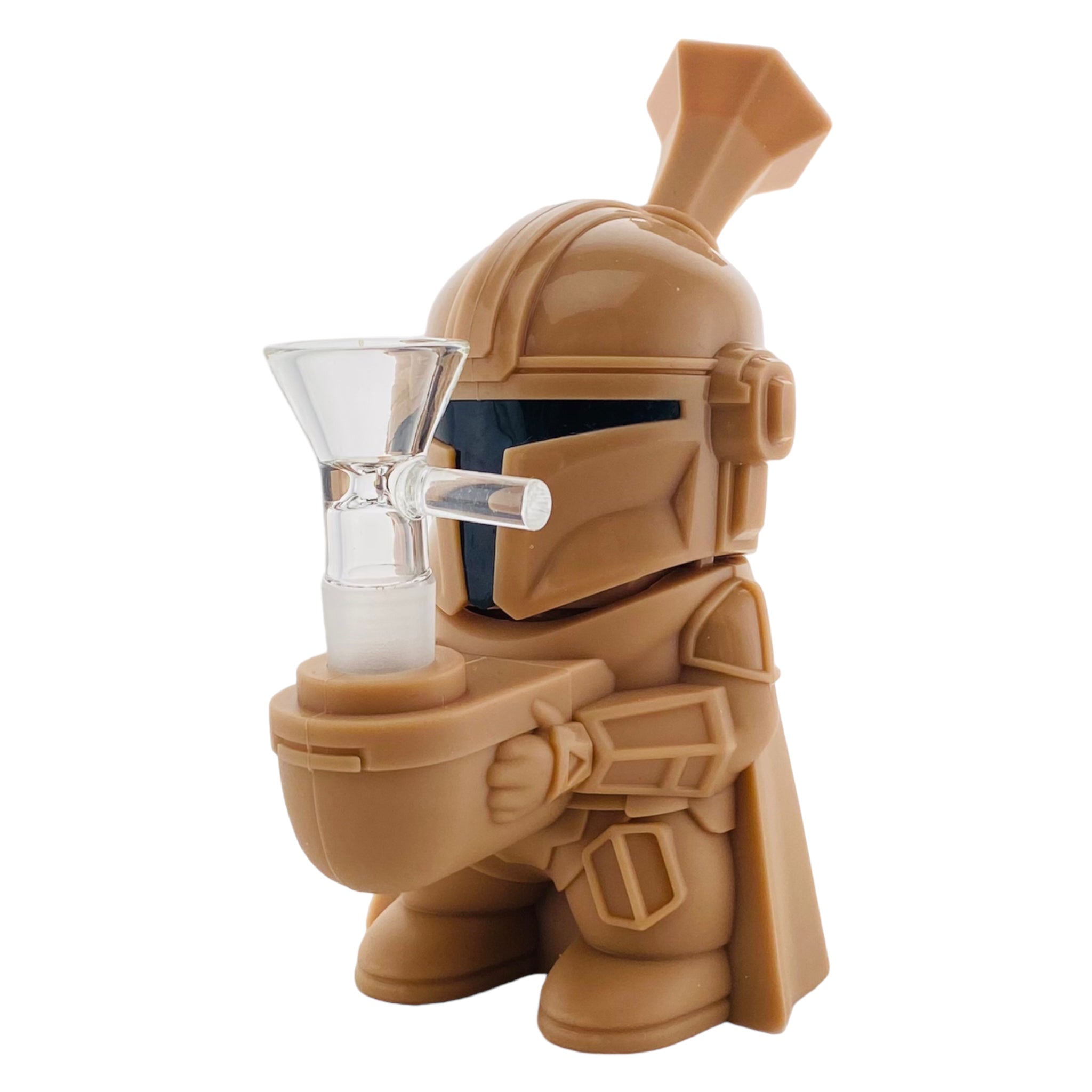 small Mandalorian Silicone Pipe bong bubbler