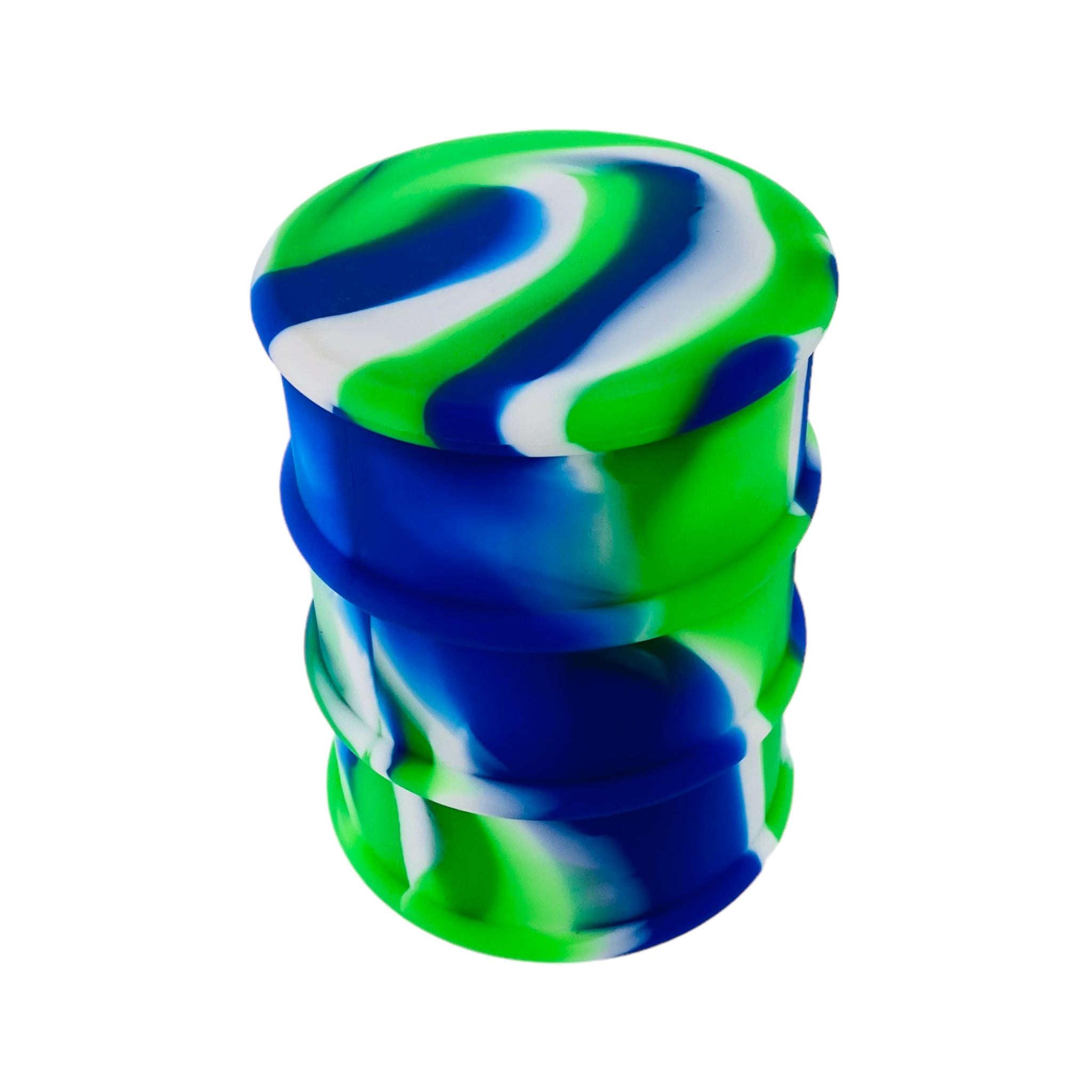 best XXL Silicone rubber Jar Green, White & Blue