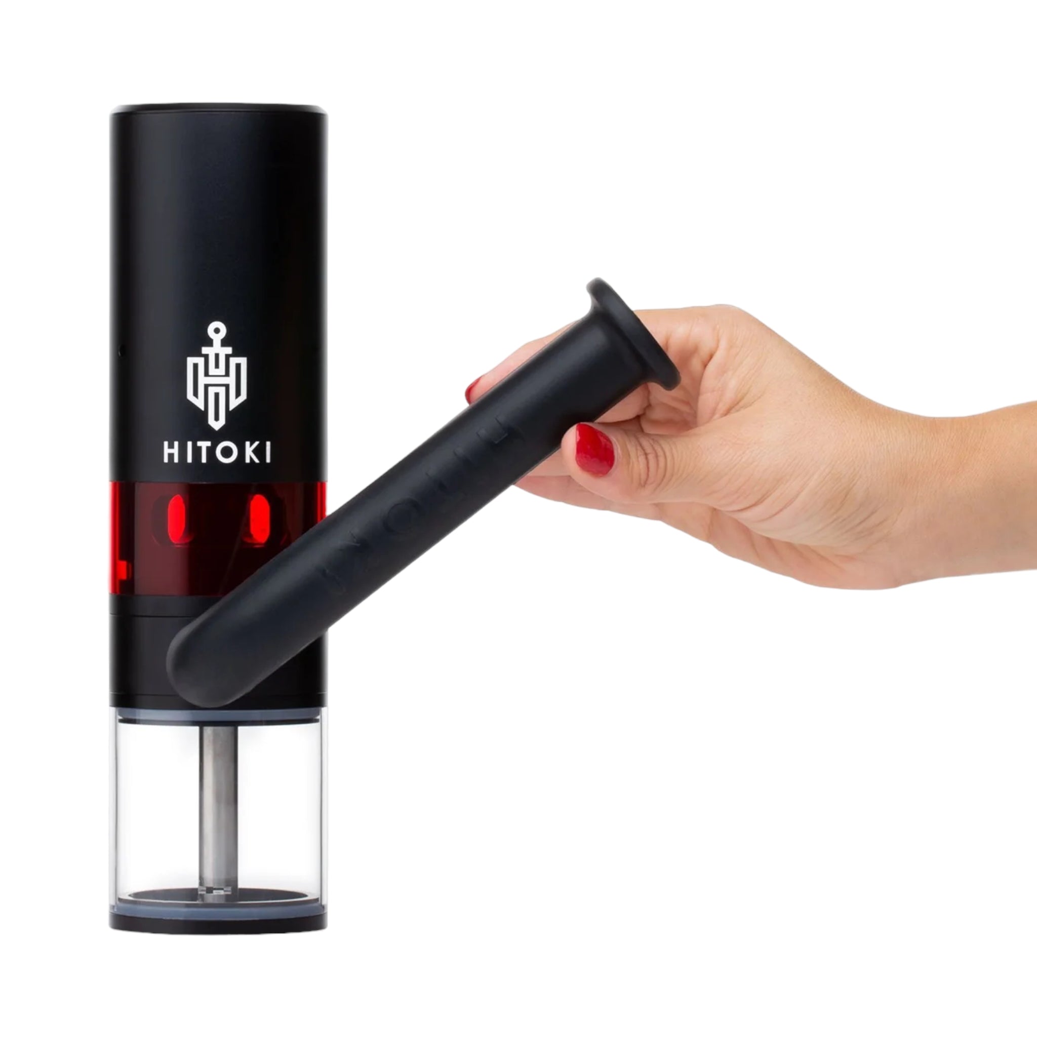 Hitoki Trident Laser Bong - Black