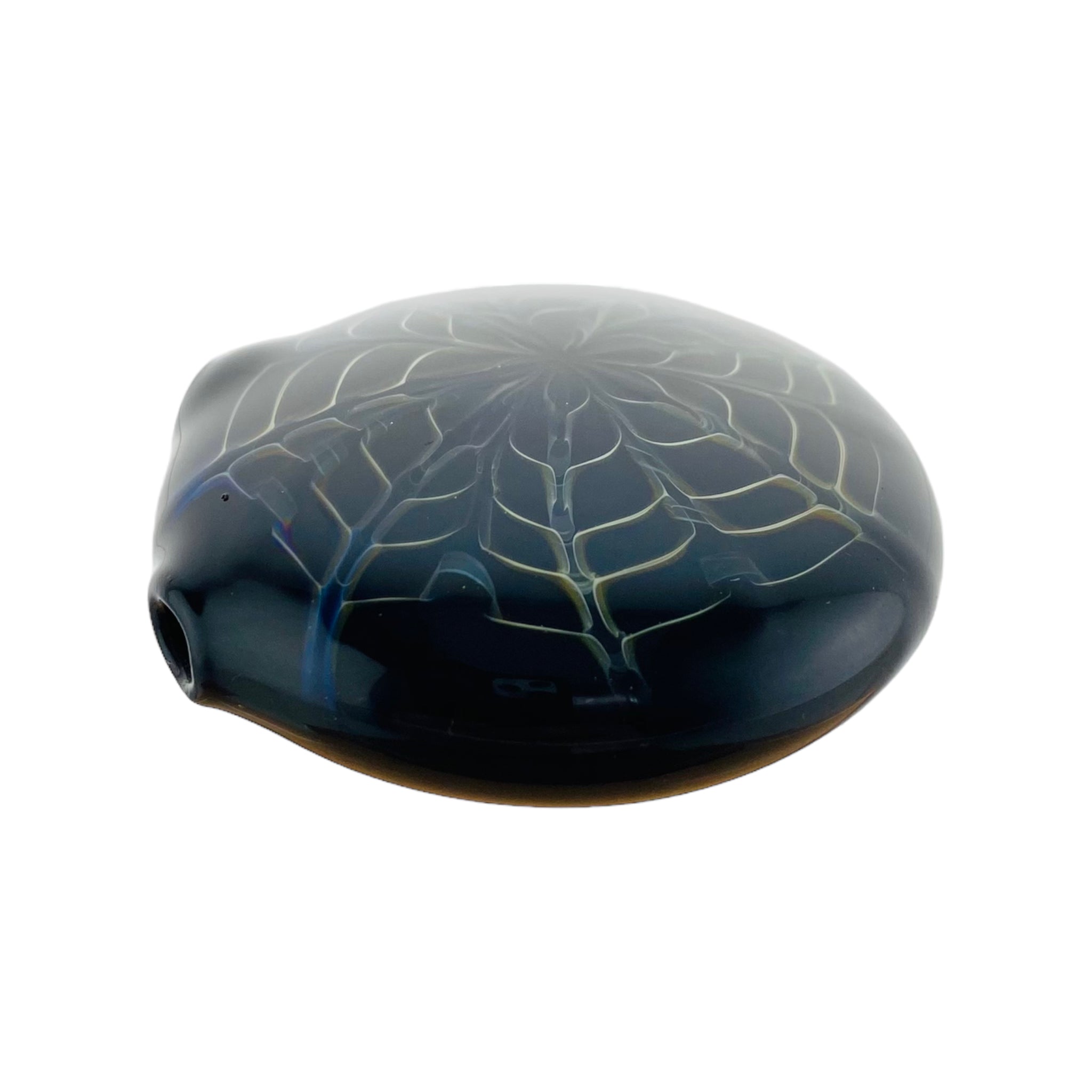 heady glass Black Sunflower Glass Pendant
