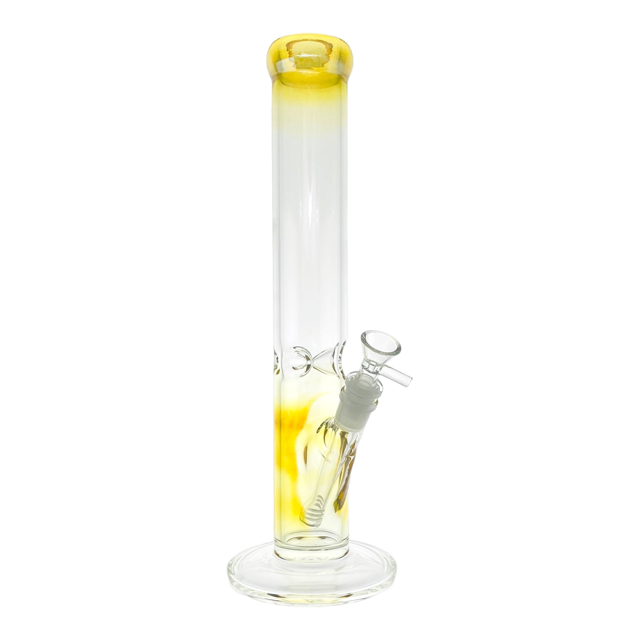 10 Inch Color Changing Fumed Straight Tube Bong