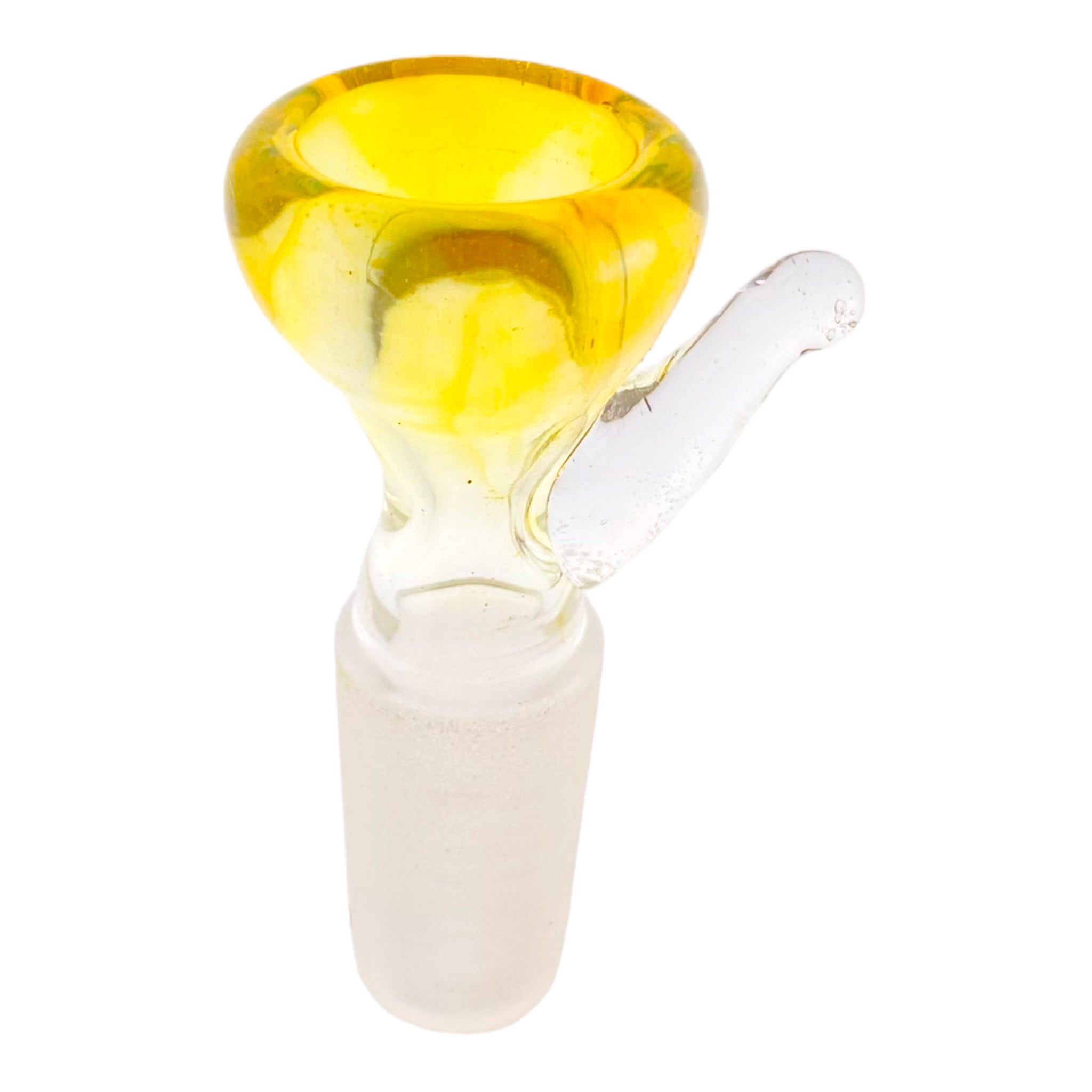 14mm Flower Bowl - Funnel Fumed Color Changing Bong Bowl Piece