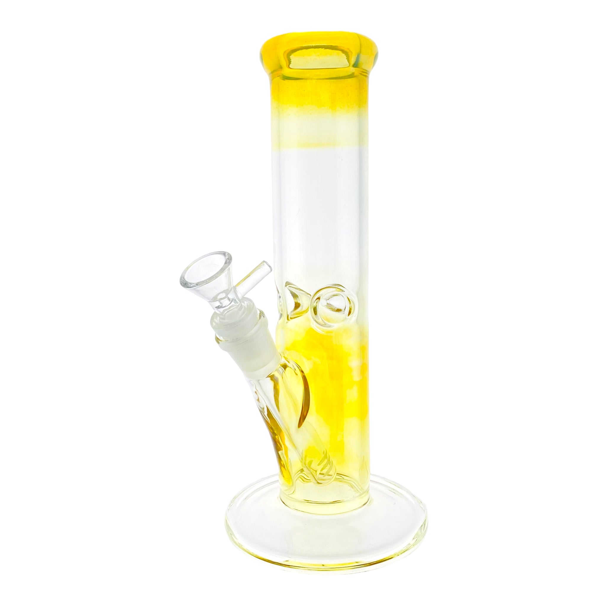 10 Inch Color Changing Fumed Straight Tube Bong